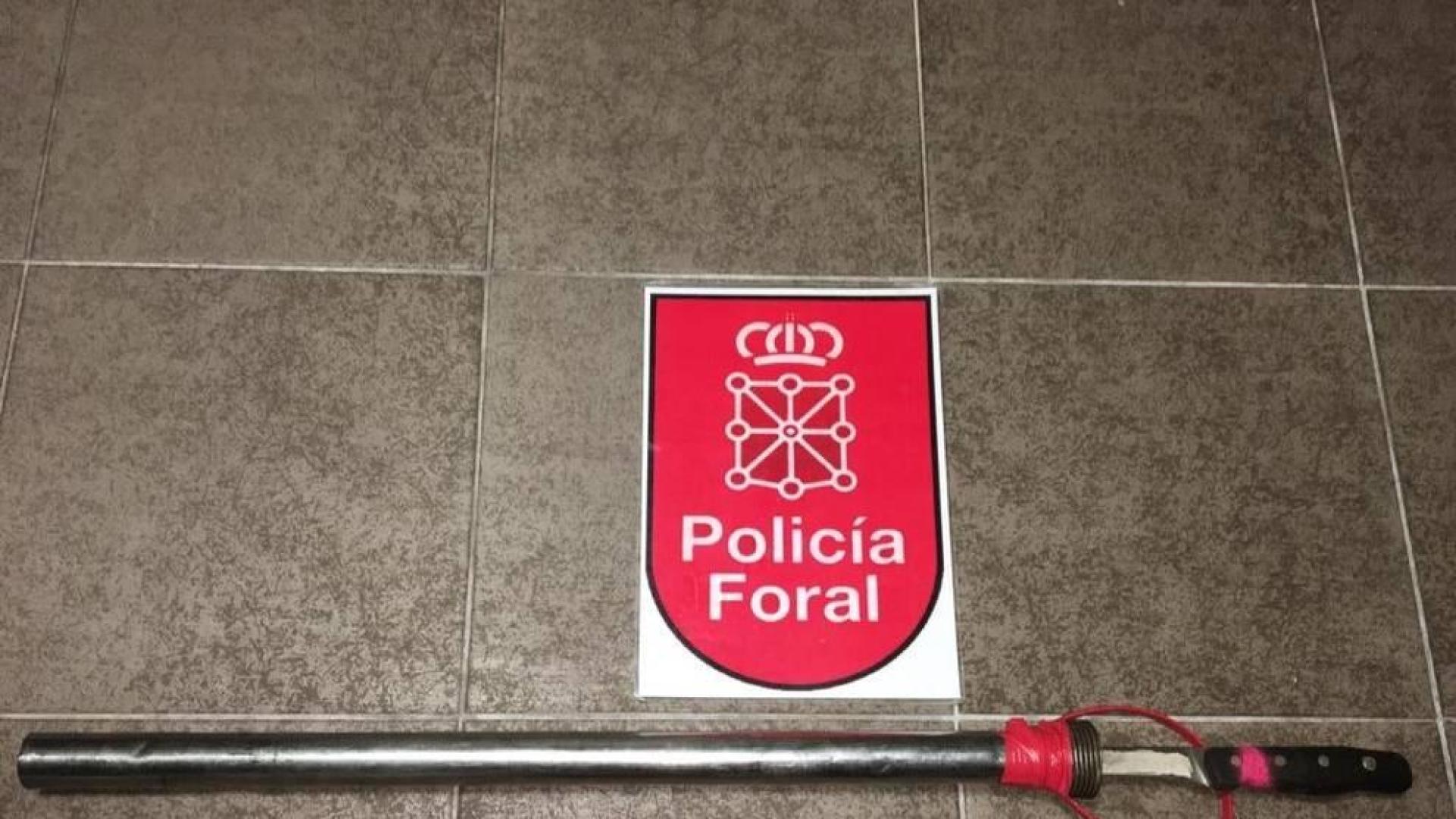 Intervenido un cuchillo de cocina a un vecino de Barcelona en un control rutinario