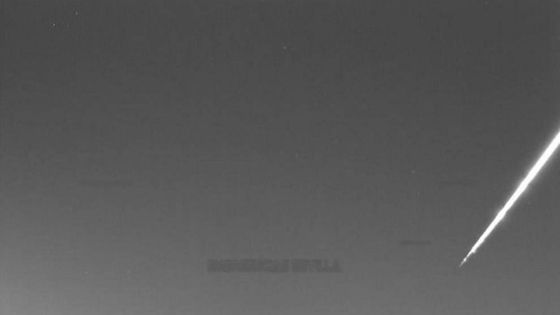 Una bola de fuego provocada por una roca de asteroide, vista en puntos de Sevilla y Córdoba