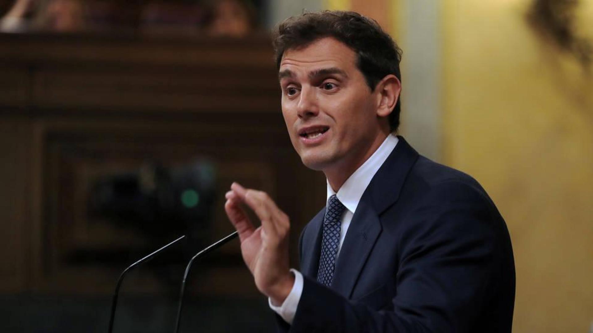 Rivera, en el Congreso de los Diputados.