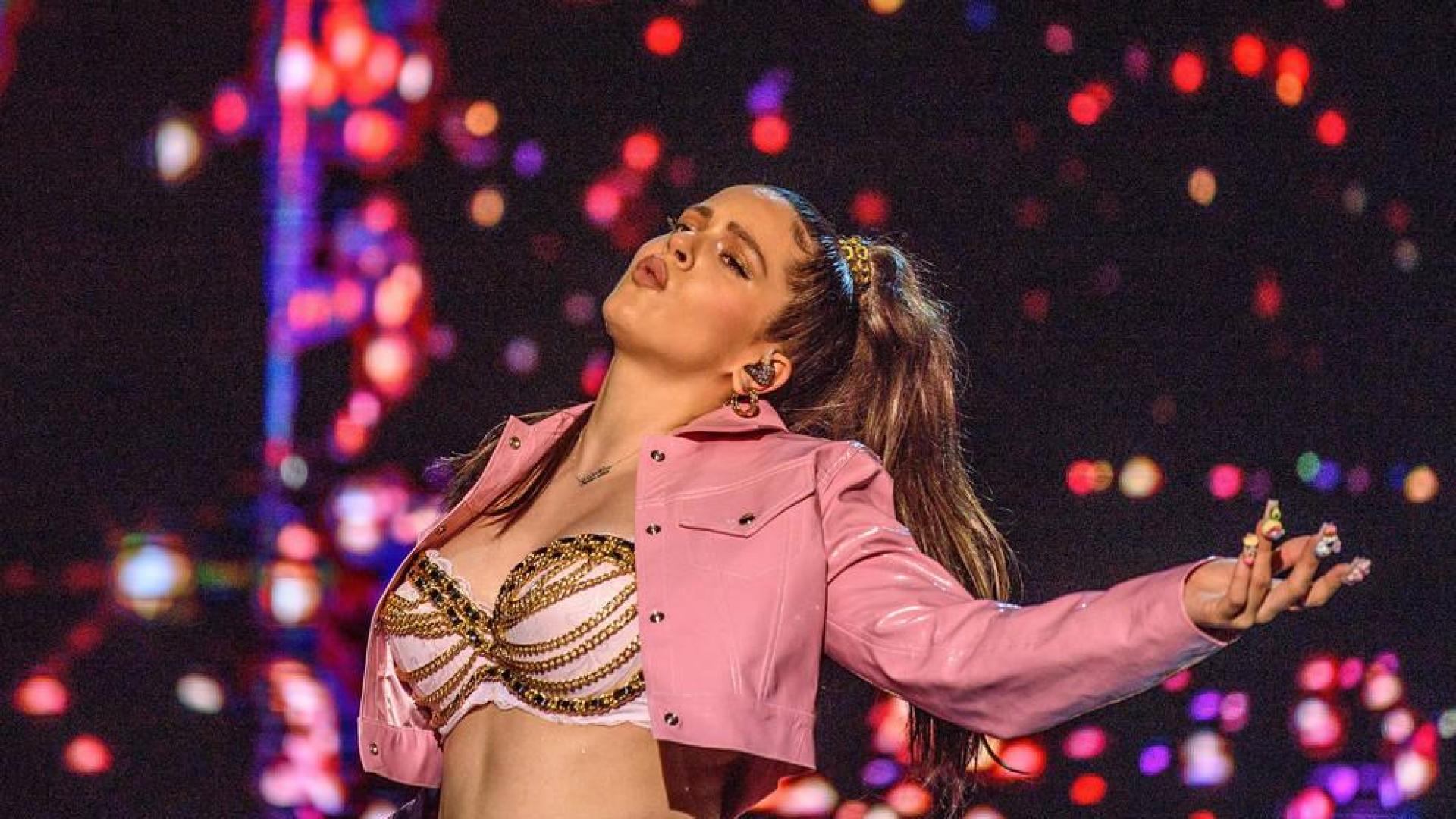 Rosalía, sobre el escenario del BBK Live.