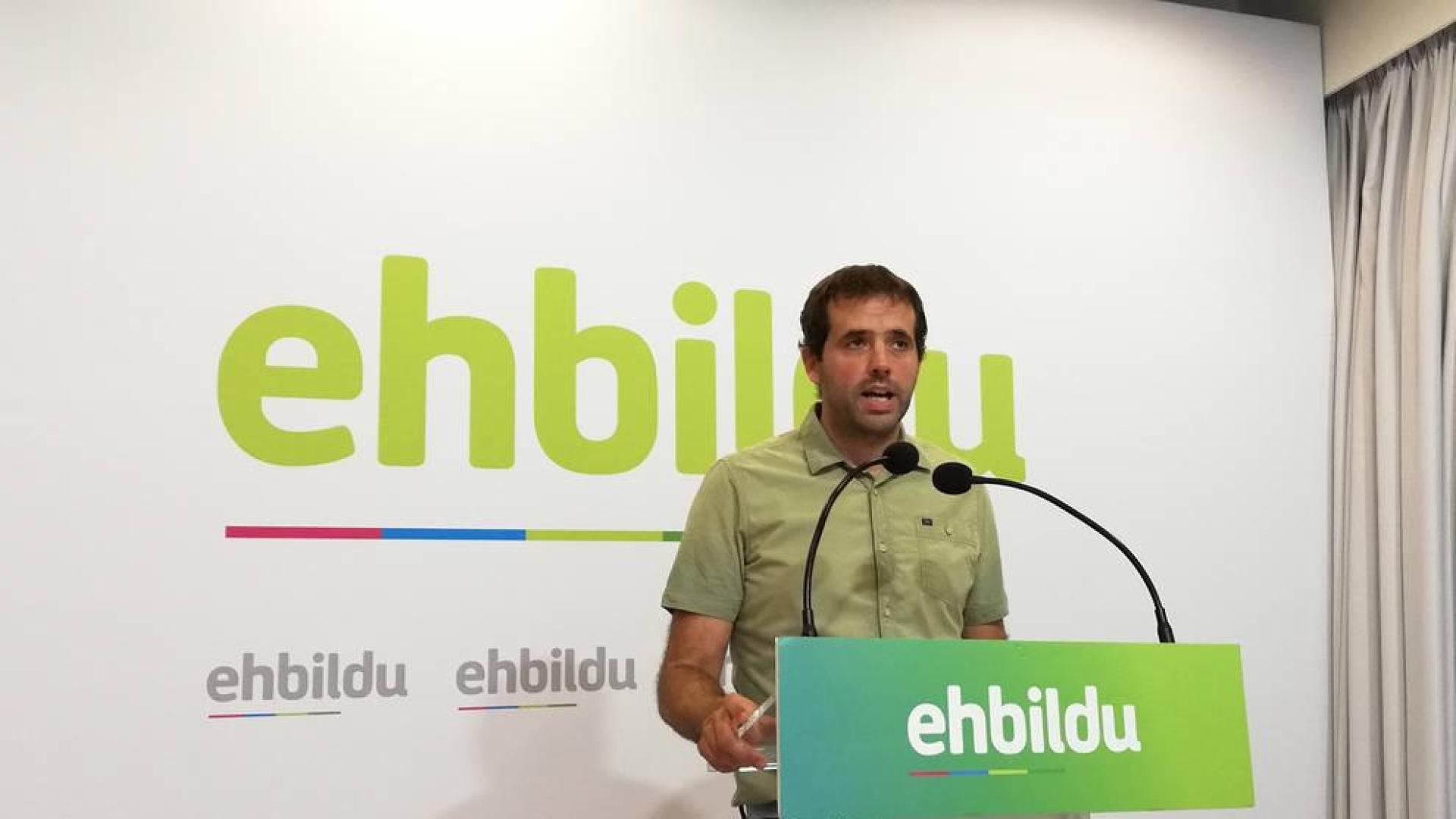 Artiz Ayesa, candidato de EH Bildu a la Presidencia de la Mancomunidad de la Comarca de Pamplona