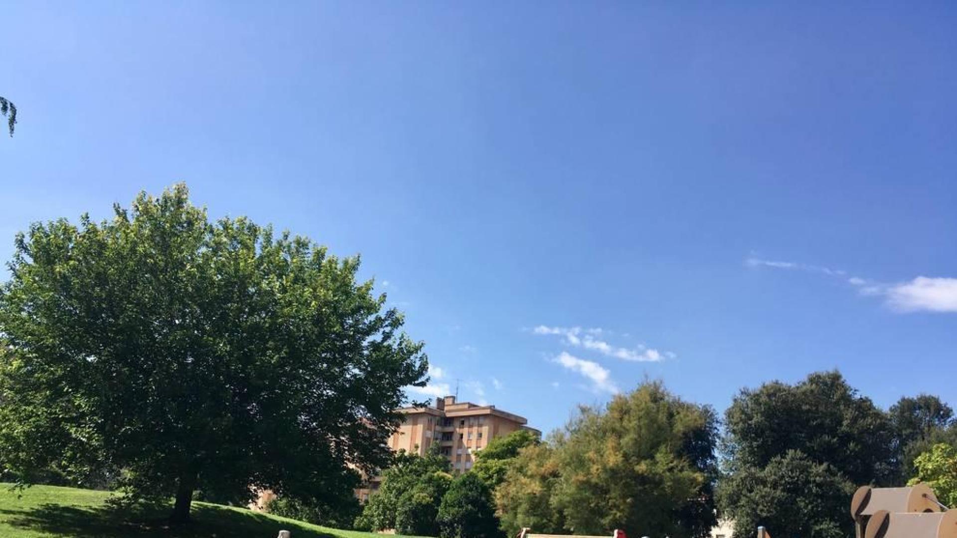Villava inicia la transformación del parque de la Paz en espacio lúdico