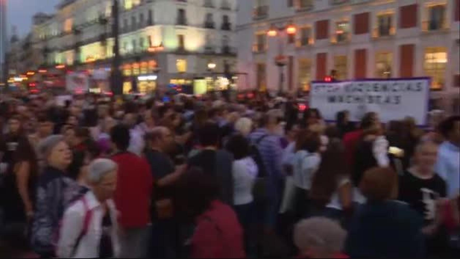 Concentraciones feministas contra la violencia de género en una veintena de ciudades españolas