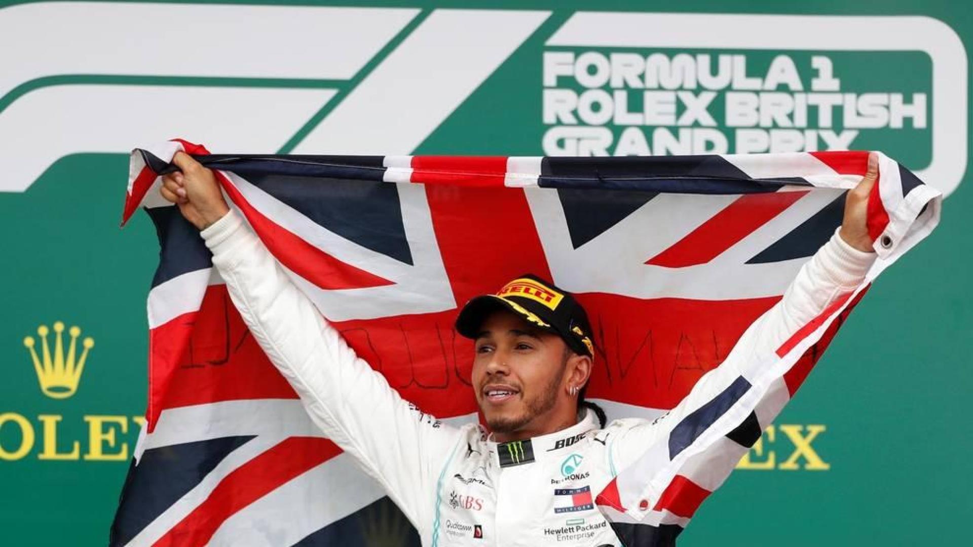 Victoria de Hamilton en el Gran Premio de Gran Bretaña