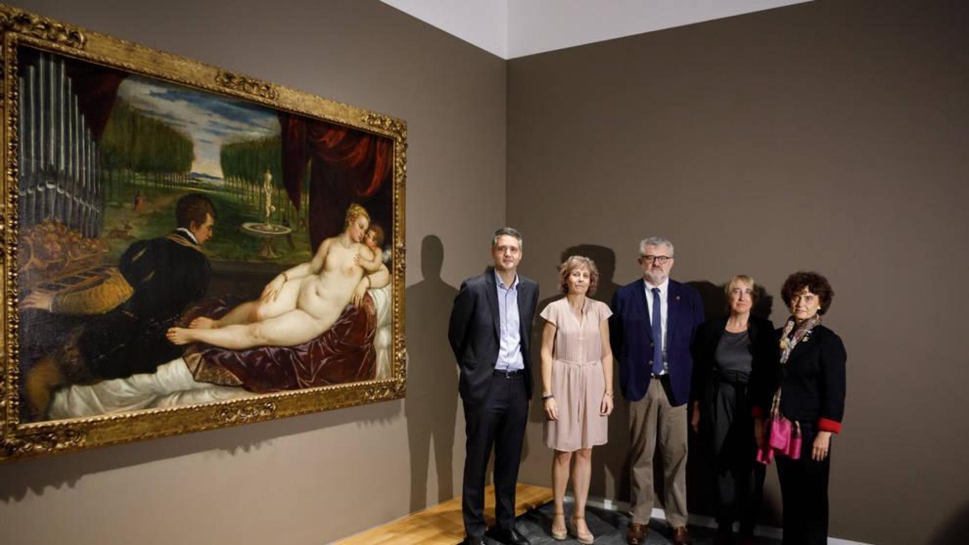 El Museo de Navarra expone una obra de Tiziano cedida por el Museo del Prado