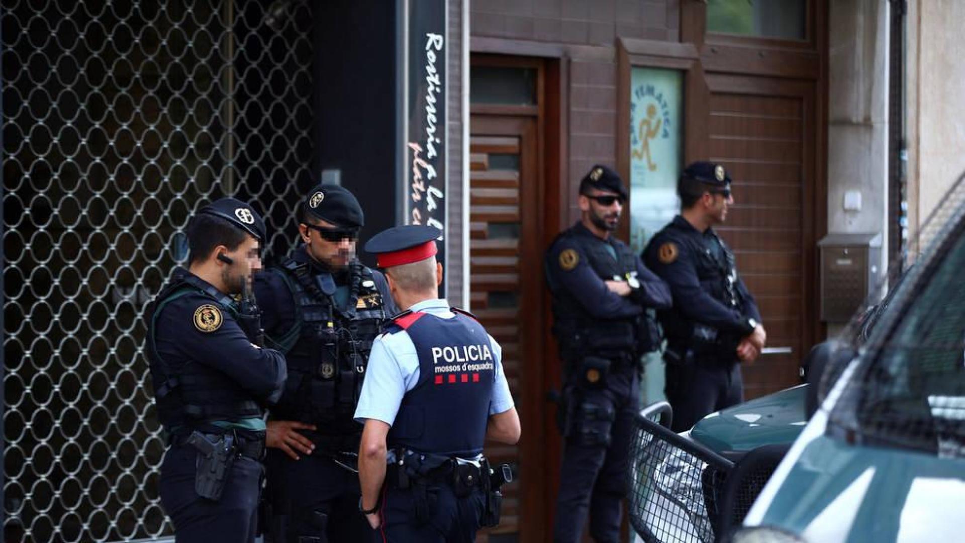 Nueve independentistas detenidos en una operación de la Guardia Civil en Cataluña