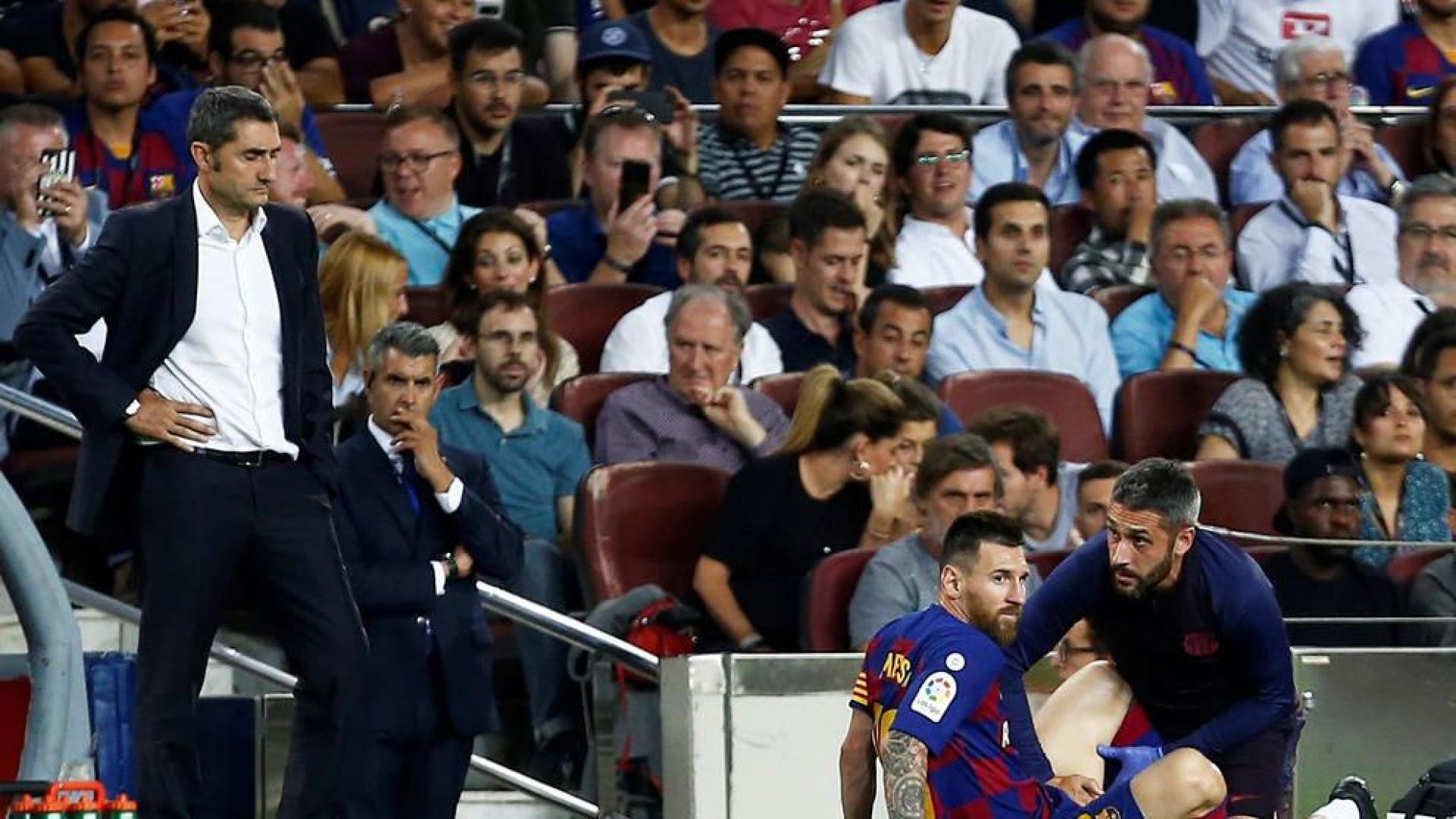 El FC Barcelona gana pero pierde a Messi