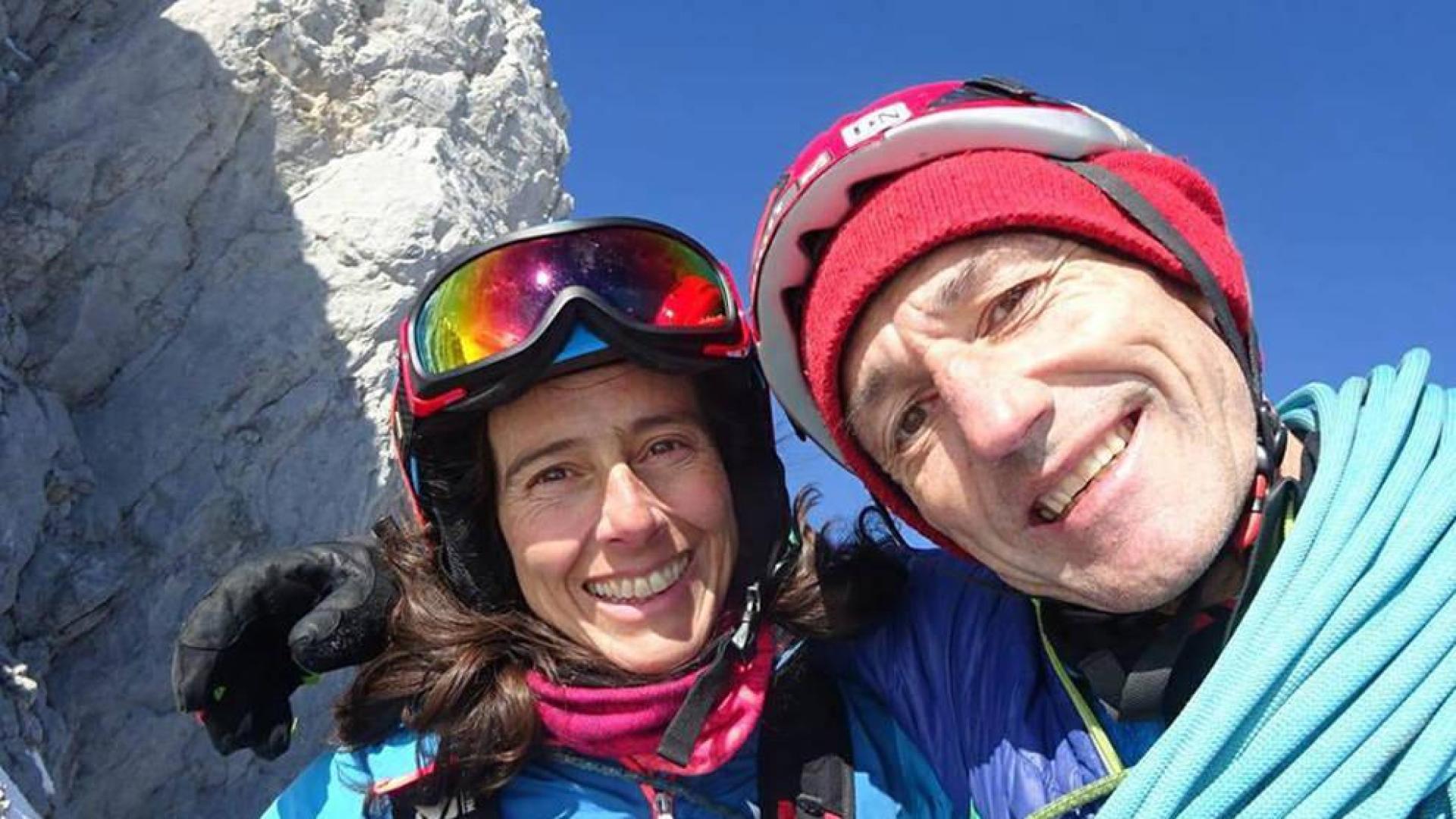 La bilbaína Sonia Casas y el pamplonés Mikel Zabalza, la cordada.