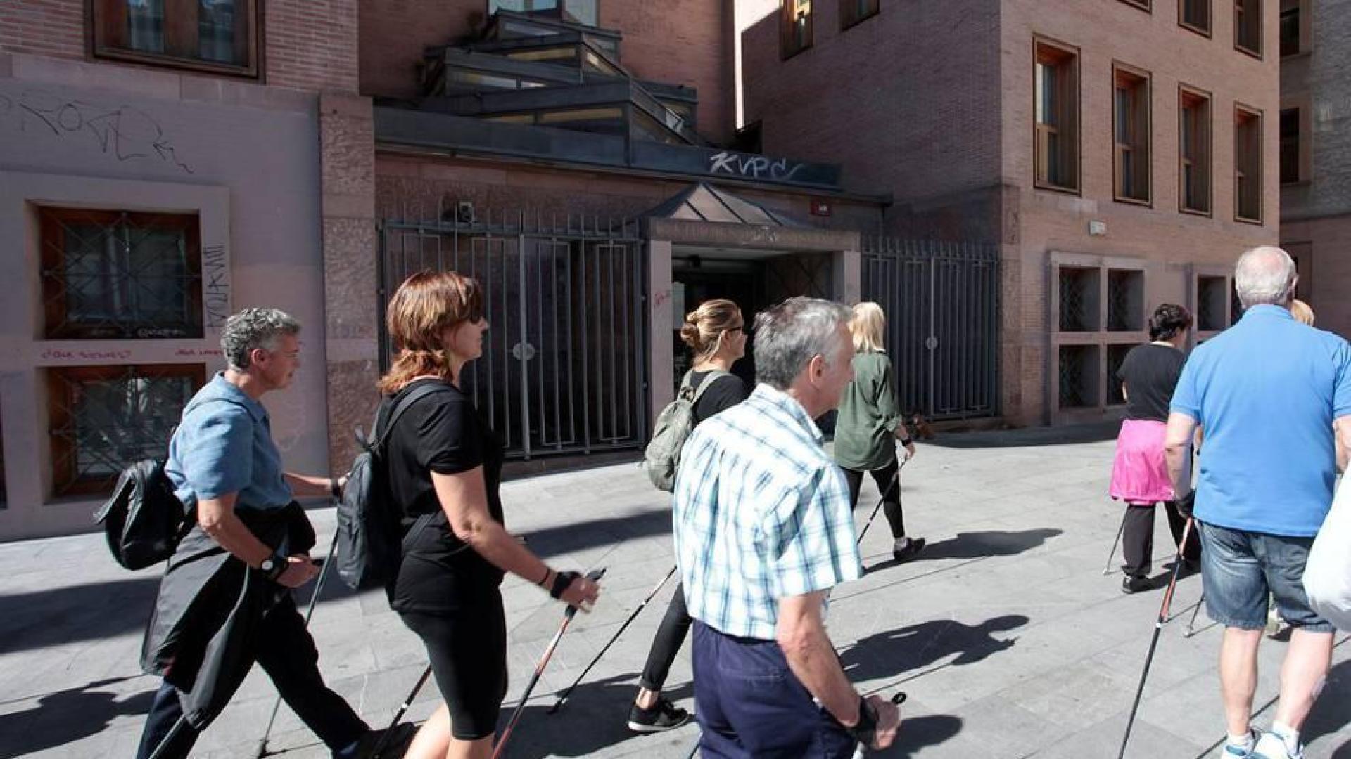 Marchas nórdicas en Pamplona