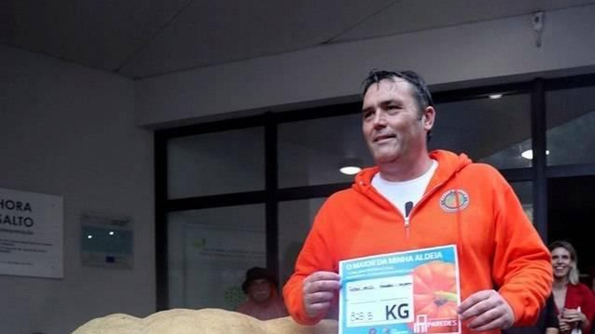 Rubén Mendi, el navarro "enamorado" de las calabazas con las que bate récords