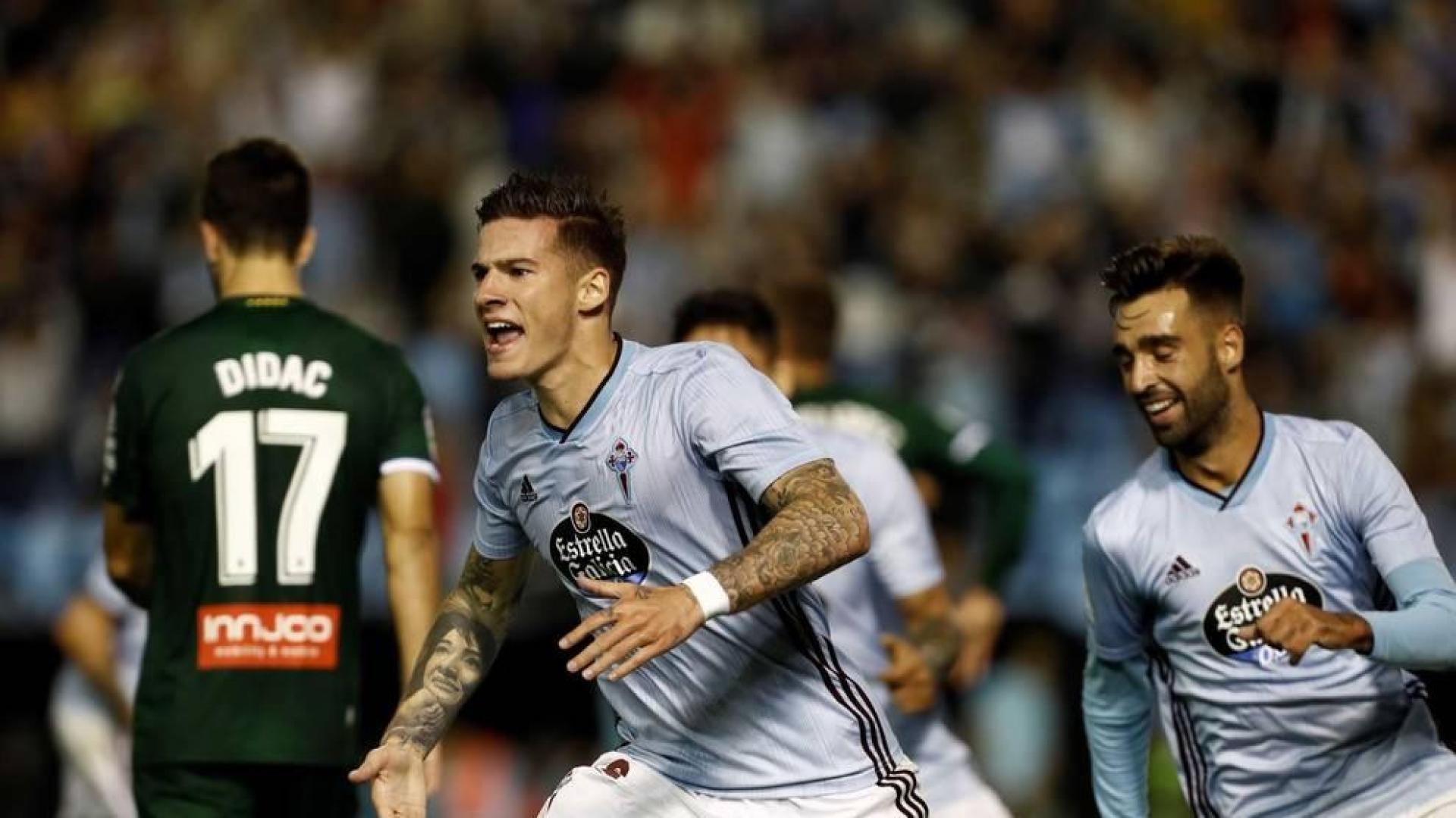 Santi Mina evita la derrota del Celta en el último minuto