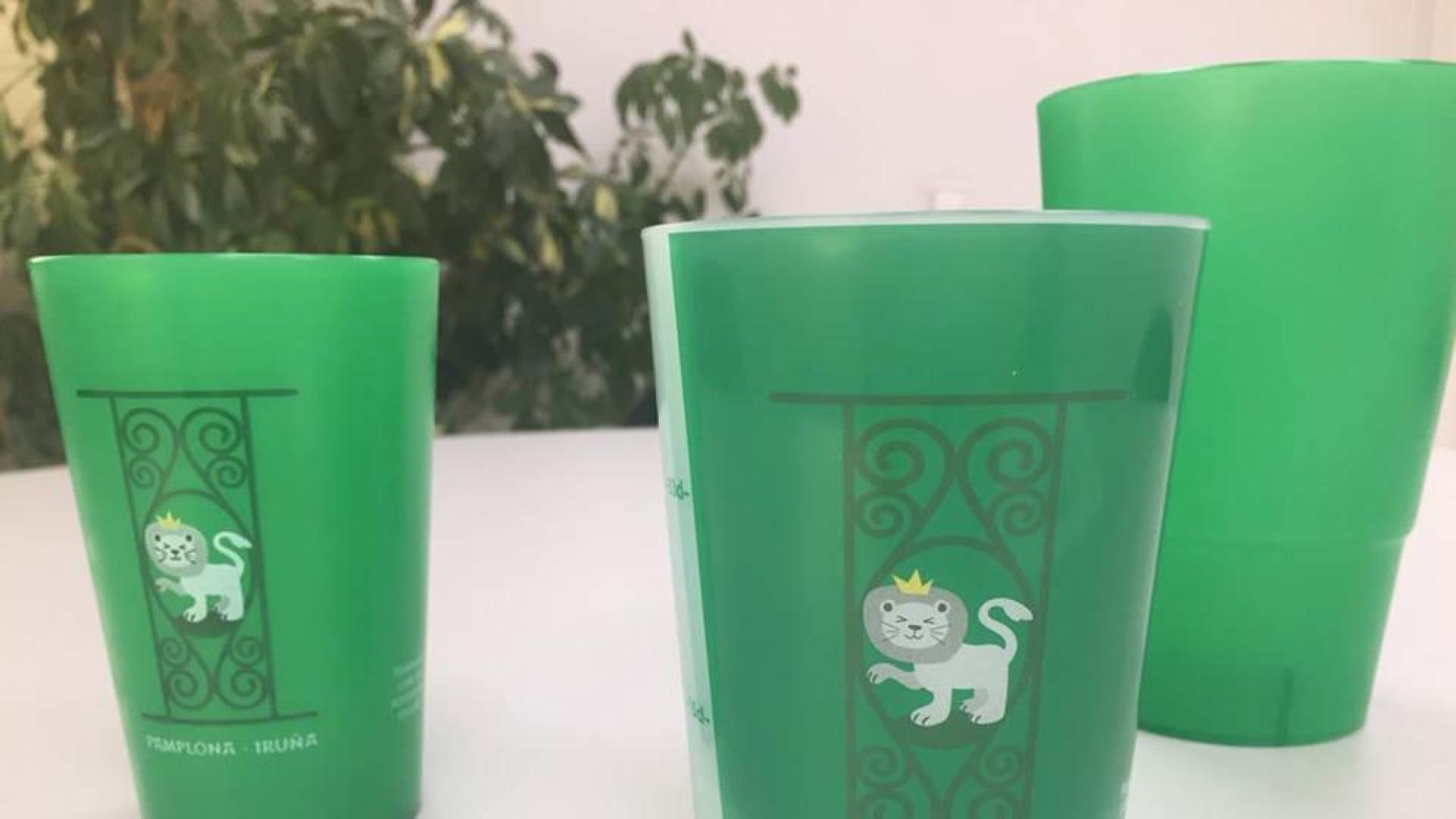 Pamplona presenta el nuevo modelo de vaso reutilizable para estos Sanfermines