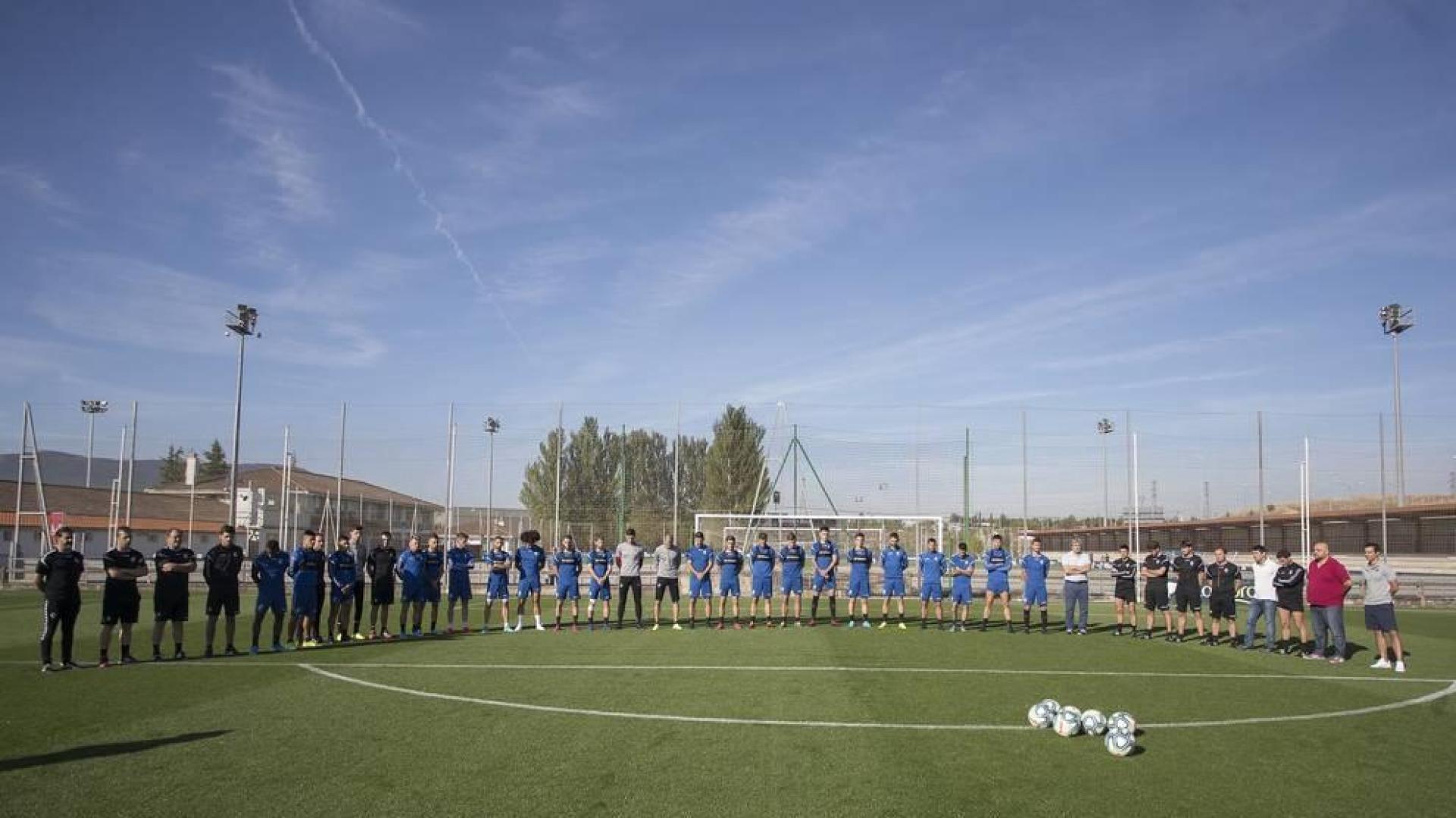 La plantilla de Osasuna ha tenido un emotivo recuerdo con el periodista pamplonés recientemente fallecido