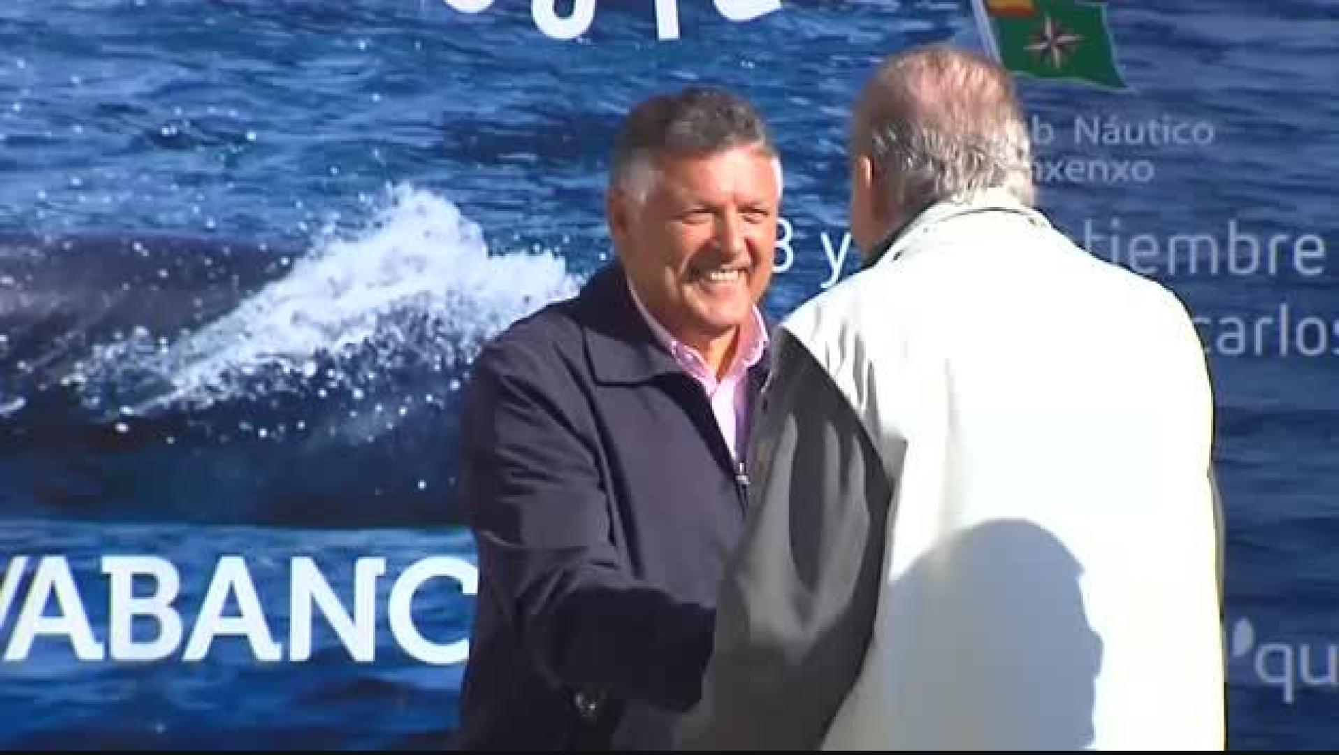 El Rey Juan Carlos reaparece en Sanxenxo