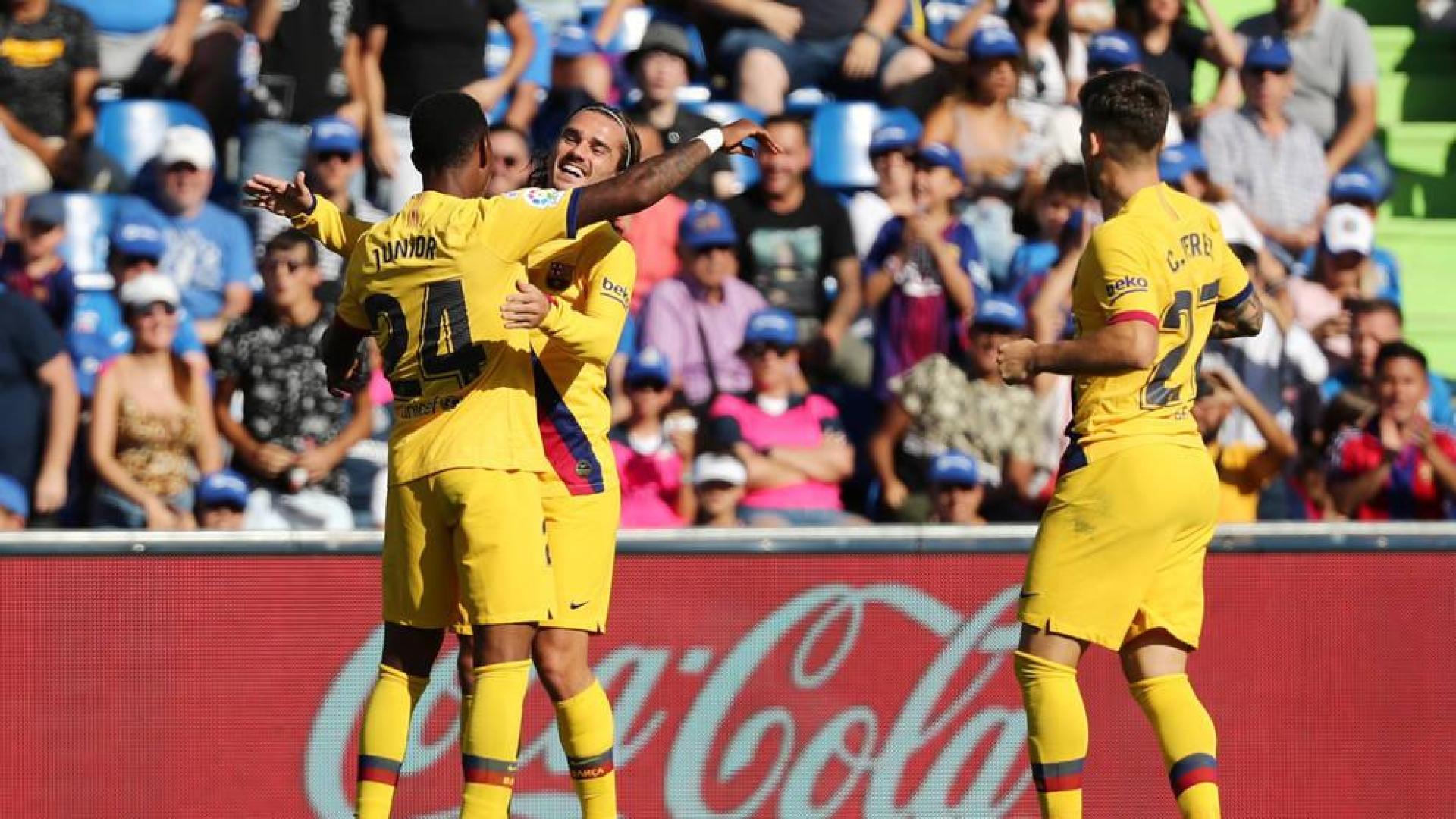 Luis Suárez y Junior Firpo dan la victoria al Barcelona en Getafe