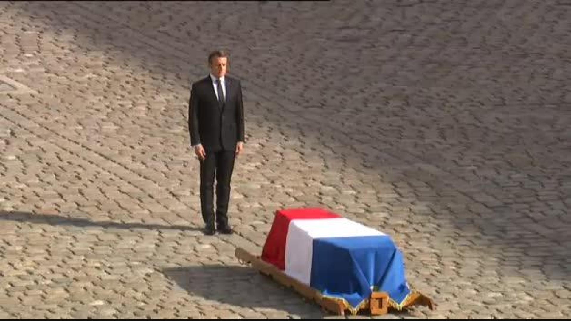 Honores militares para Jacques Chirac