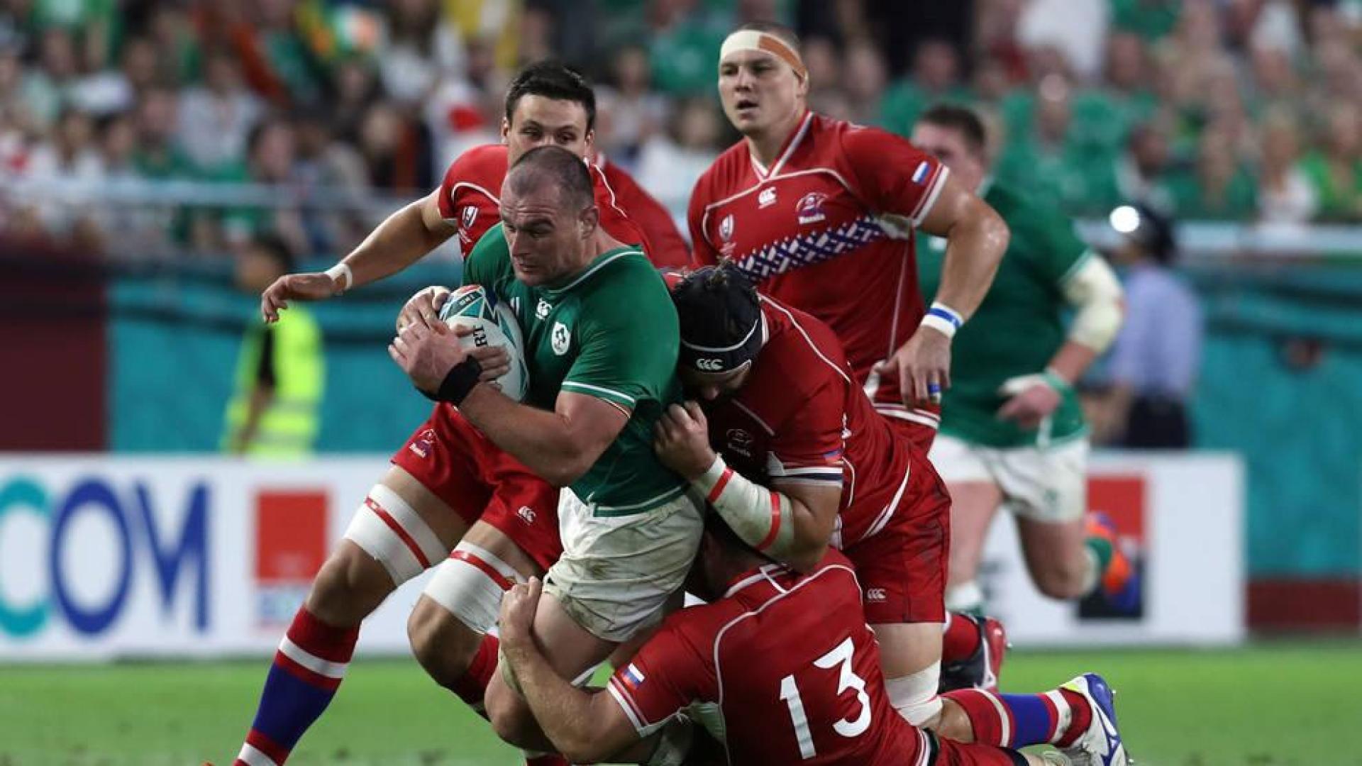 Irlanda y Fiji se apuntan dos contundentes victorias frente a Rusia y Georgia