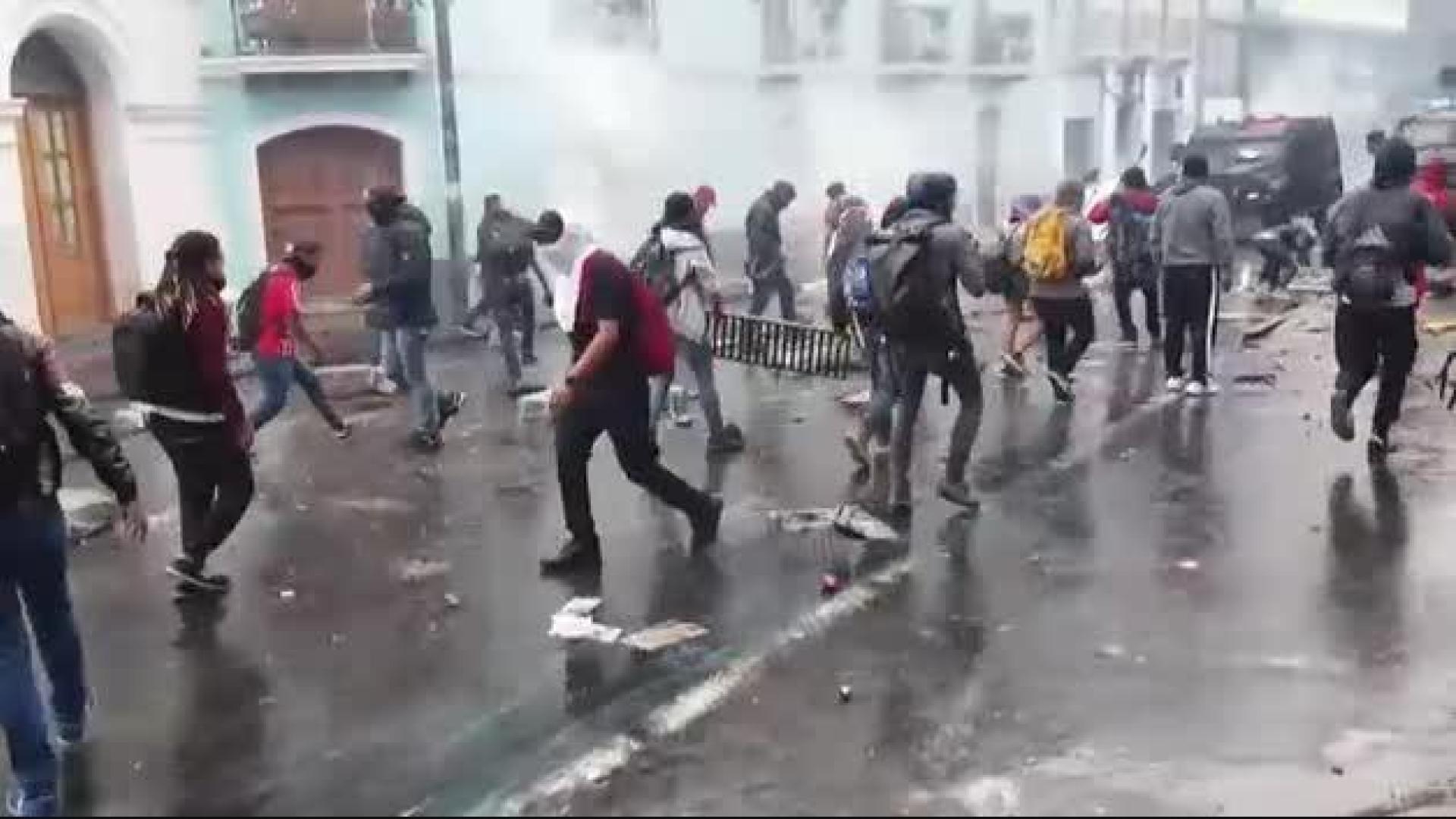 Ecuador declara el estado de excepción tras los disturbios en las protestas masivas