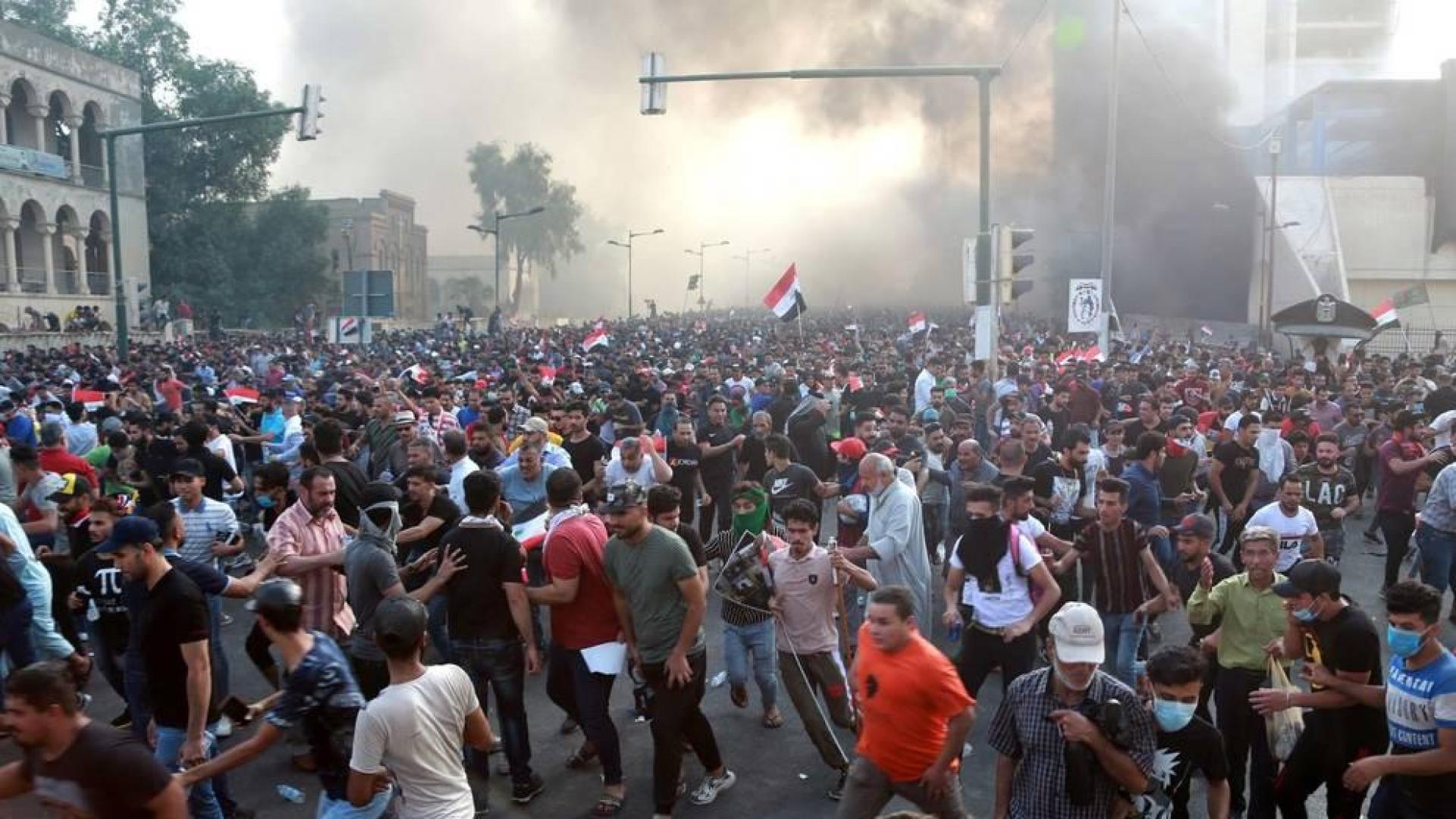 Al menos 73 muertos y casi 4.000 heridos en cuatro días de protestas en Irak