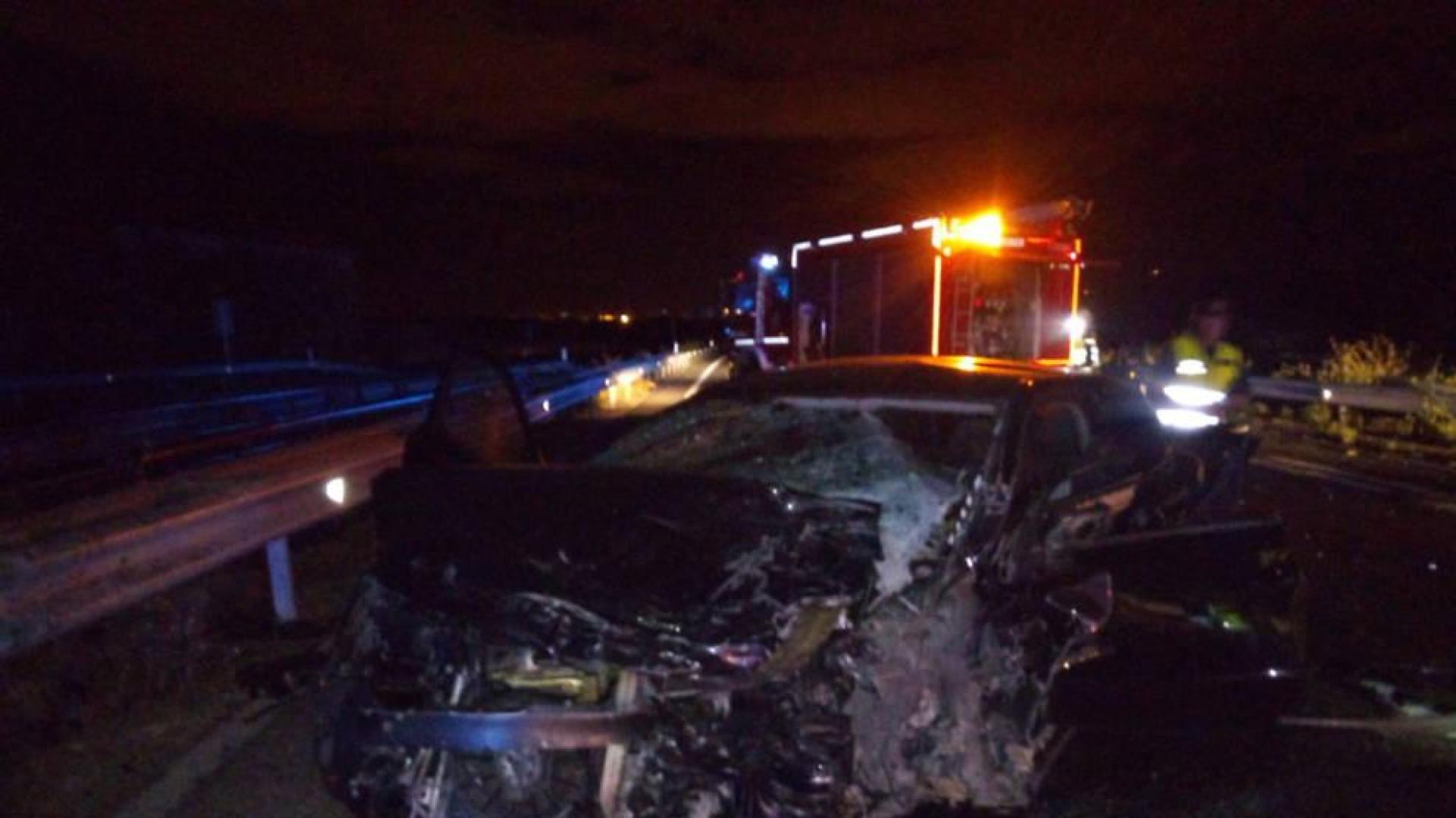 Un fallecido en una colisión lateral entre dos vehículos en la Cendea de Cizur (A-12)