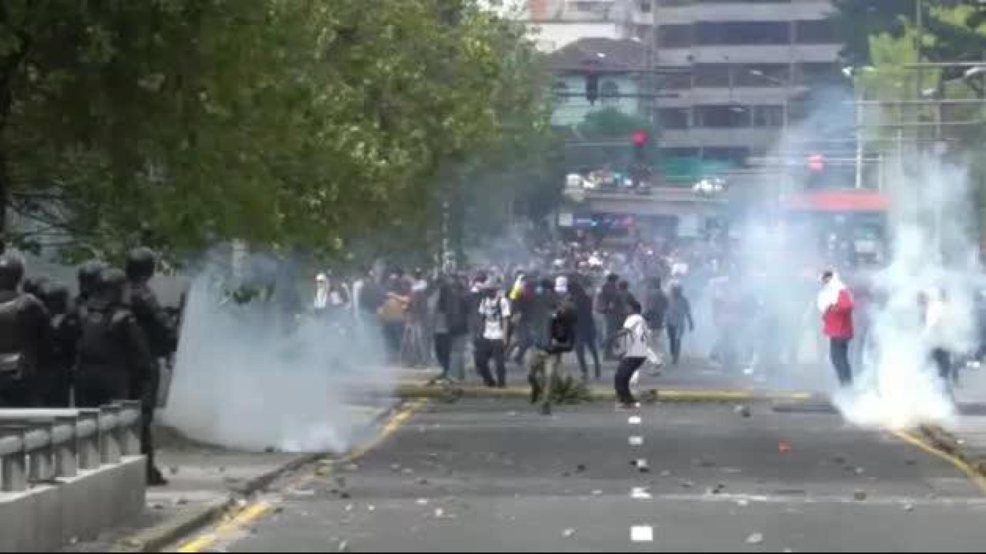 Se recrudecen las protestas contra los recortes económicos en Ecuador
