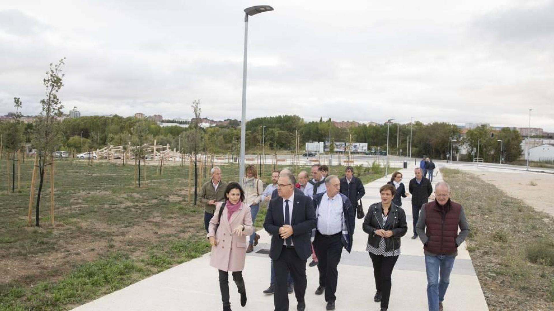 Terminado el parque ubicado en la parcela del antiguo matadero en Pamplona