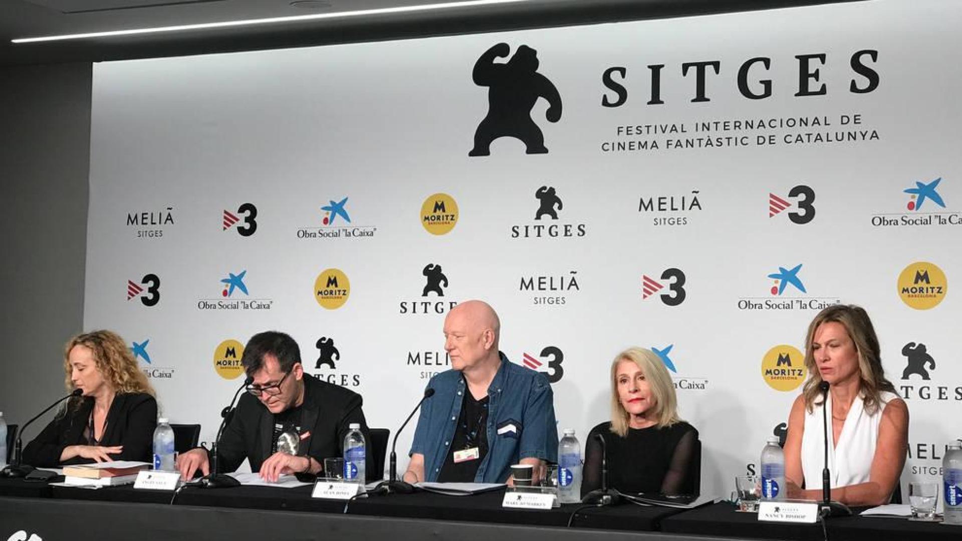 El jurado del Festival de Cine Fantástico de Sitges lee el palmarés de esta edición