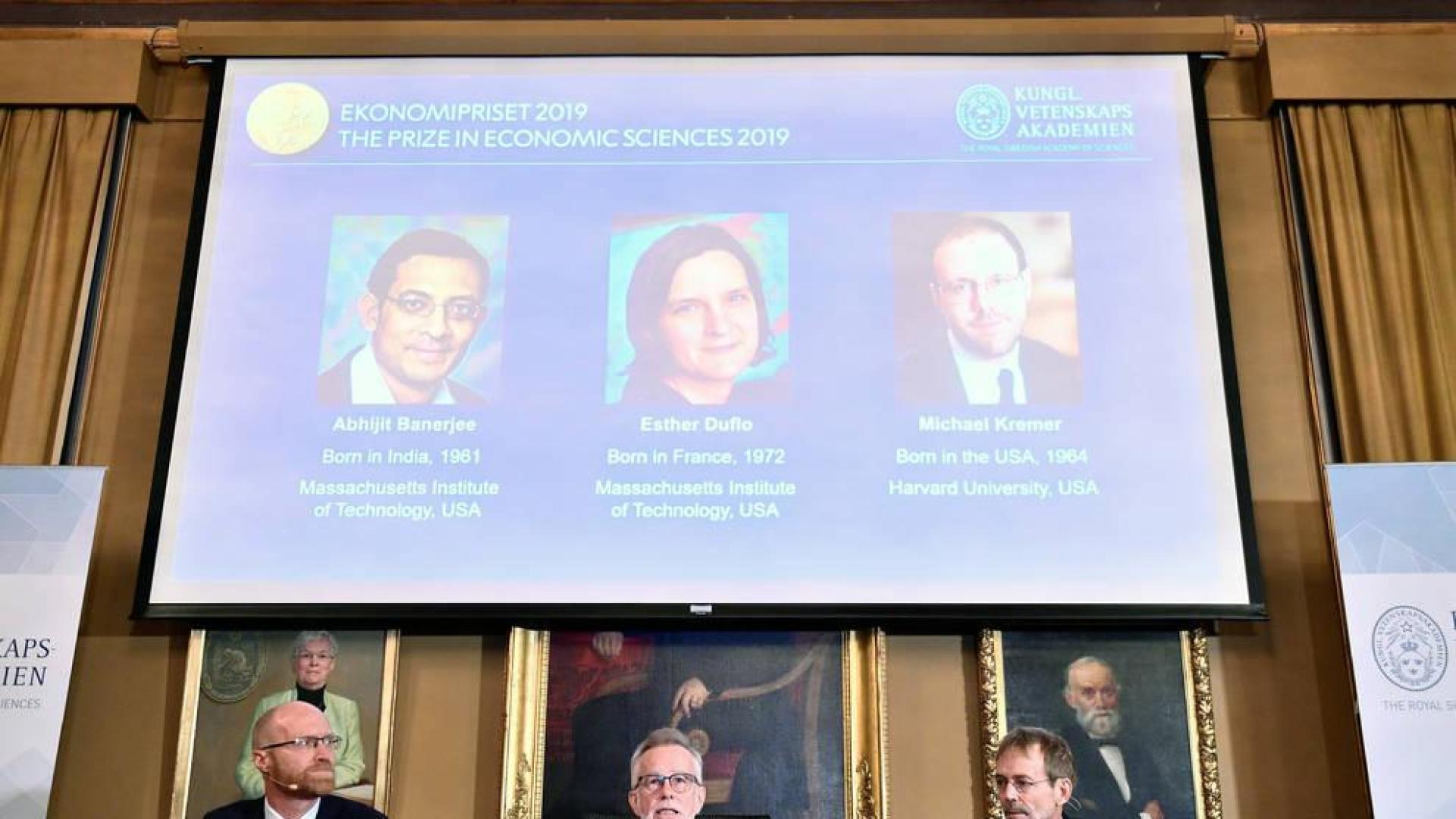 El Nobel de Economía de 2019 para Abhijit Banerjee, Esther Duflo y Michael Kremer