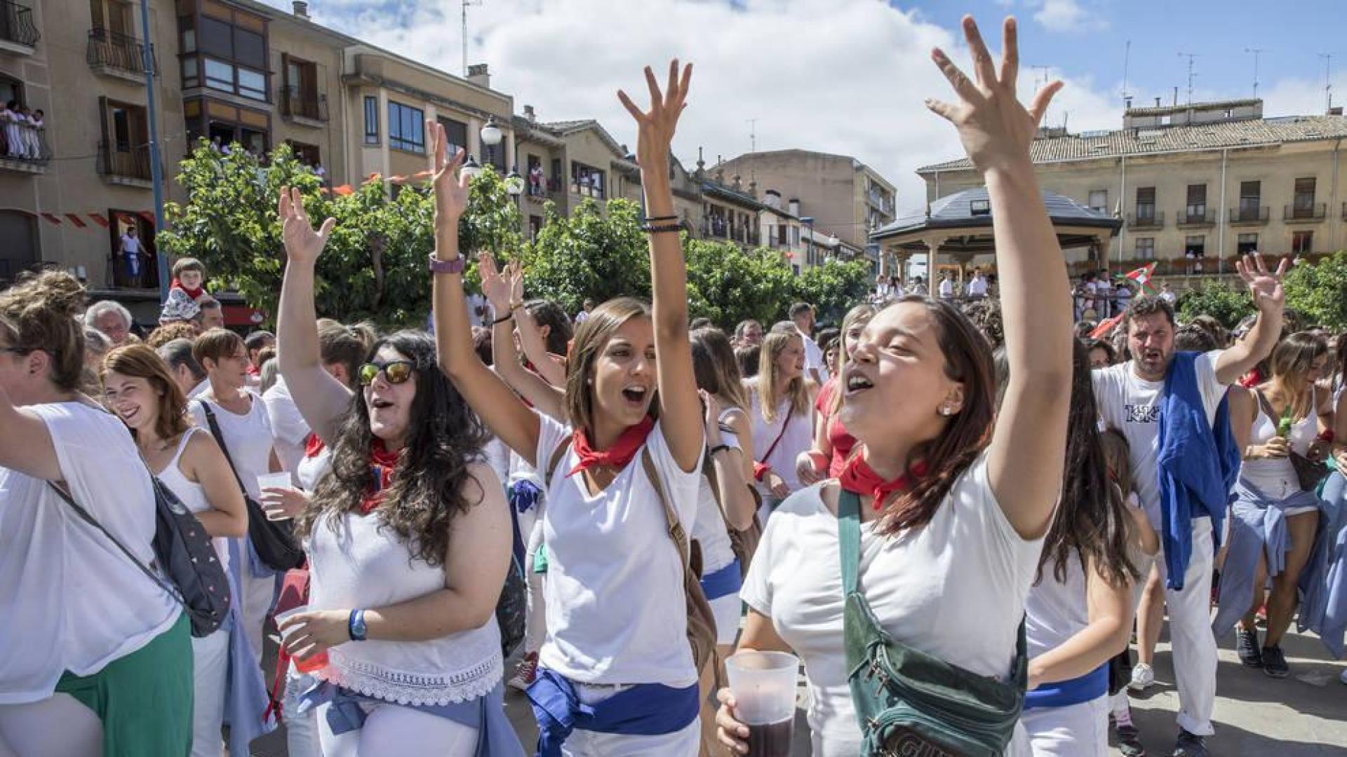 El chupinazo de Tafalla a flor de piel