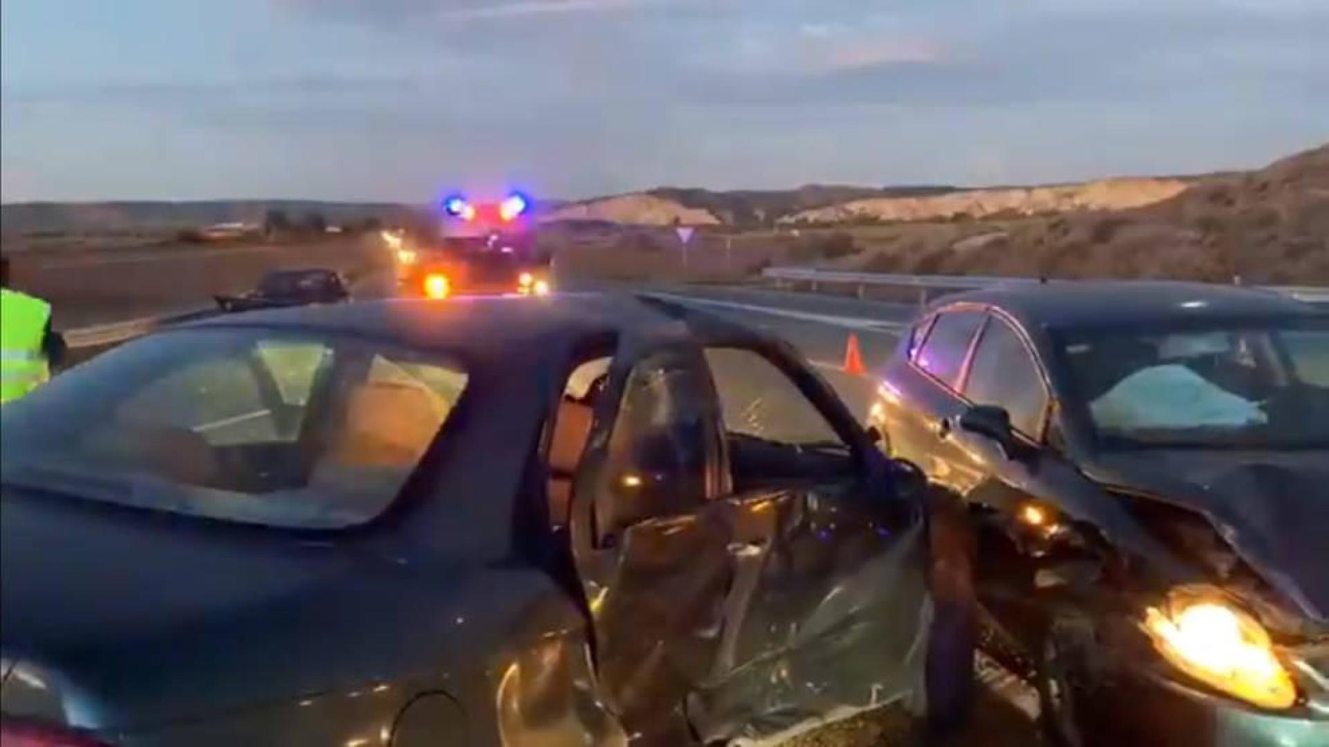 Una persona herida en un accidente de tráfico ocurrido en Peralta