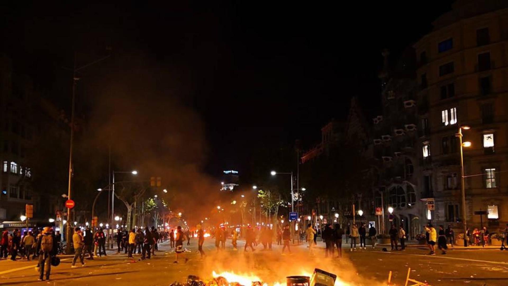 125 heridos en los altercados en Cataluña, 18 de ellos llevados a hospitales