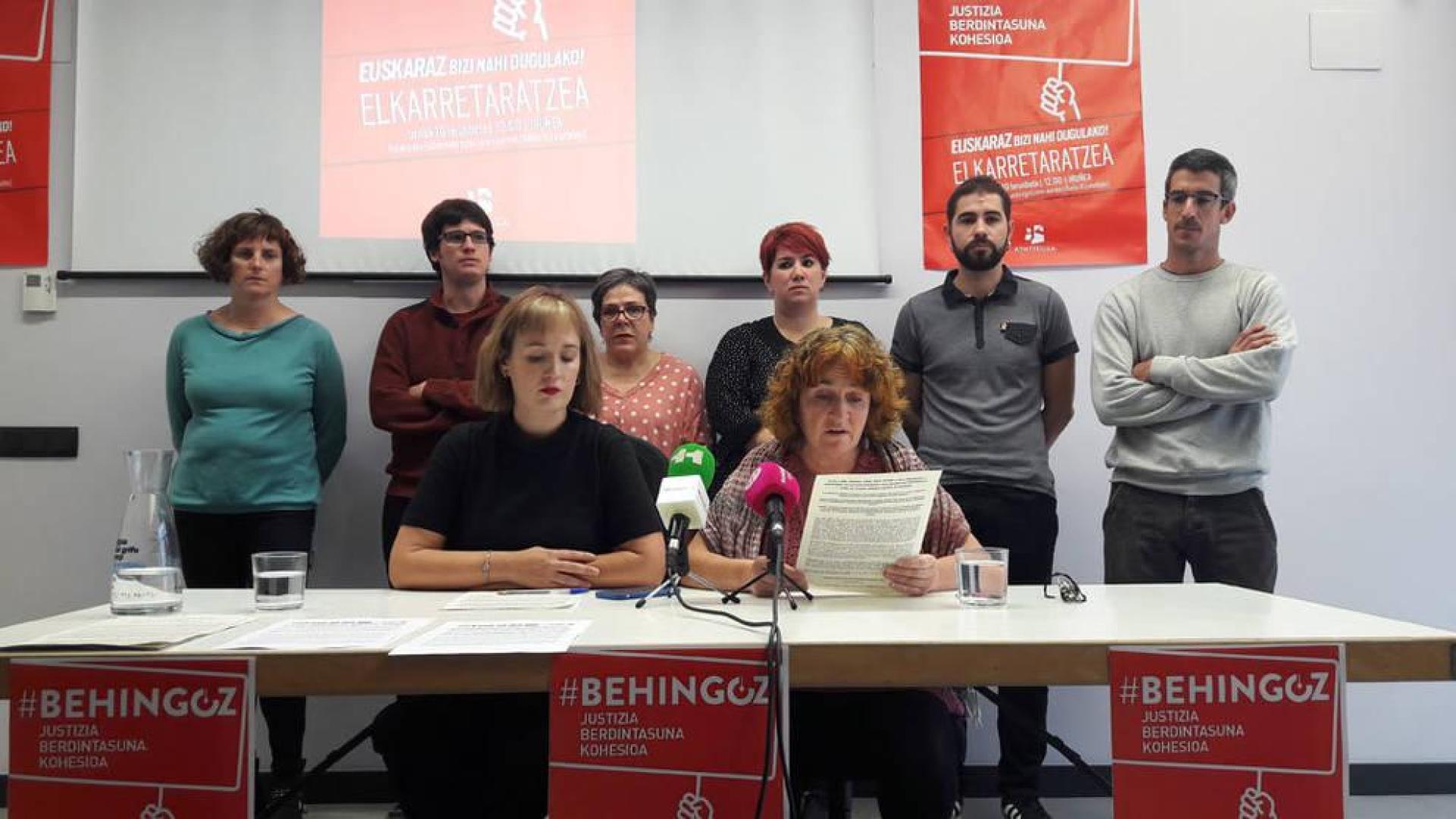 Sindicatos exigen al Gobierno foral que recurra la sentencia sobre el decreto del euskera