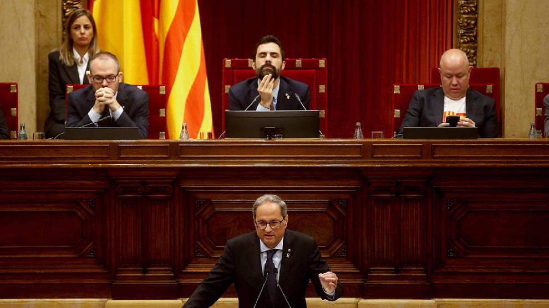 Torra plantea poner las urnas para la autodeterminación en "esta legislatura"