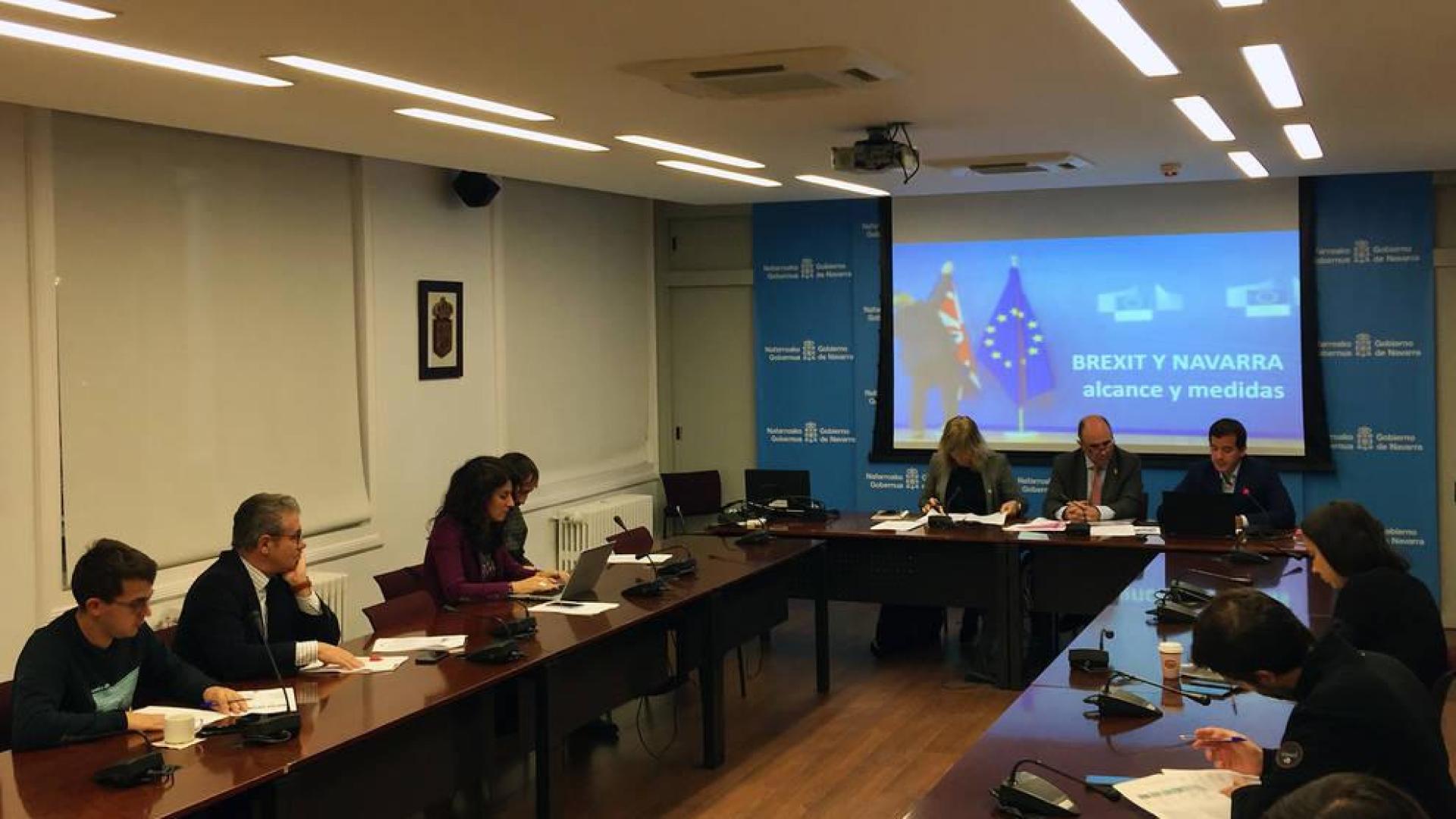 El Gobierno foral presenta las medidas adoptadas ante el escenario del Brexit