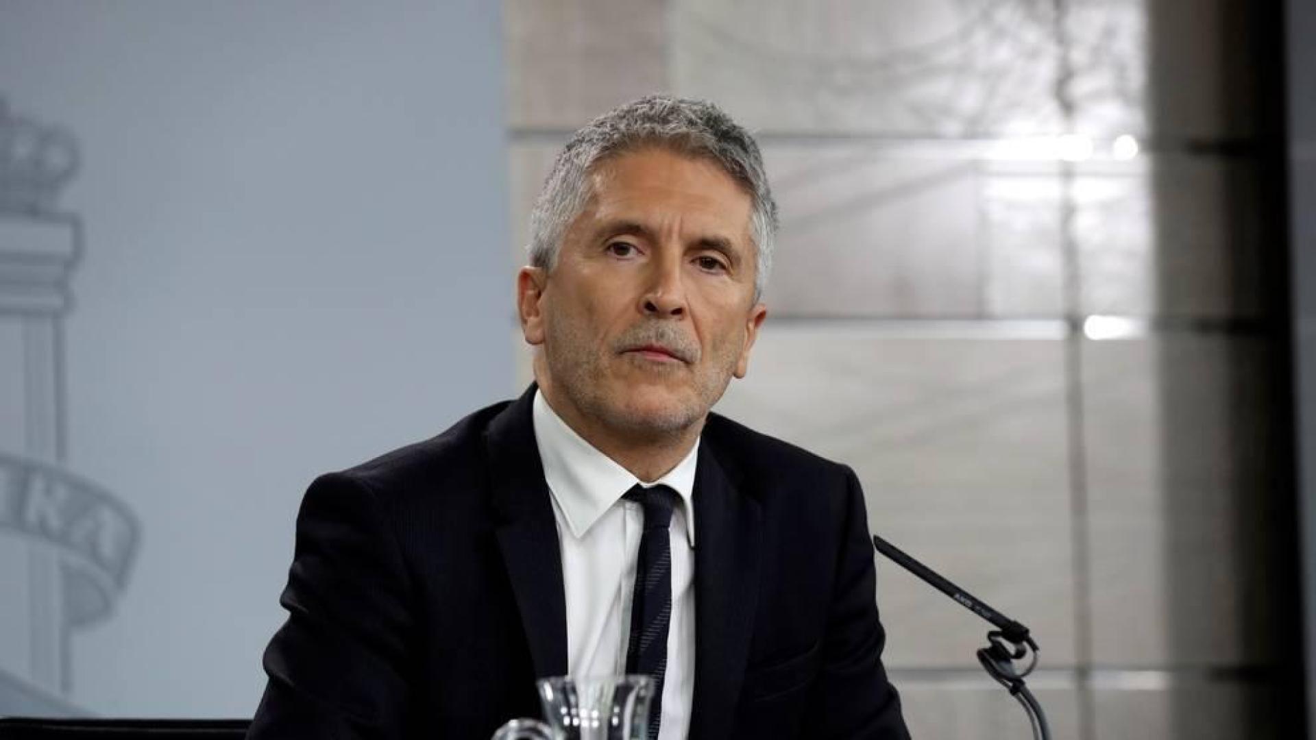 Marlaska dice que aplicarán el Código Penal con contundencia en Barcelona