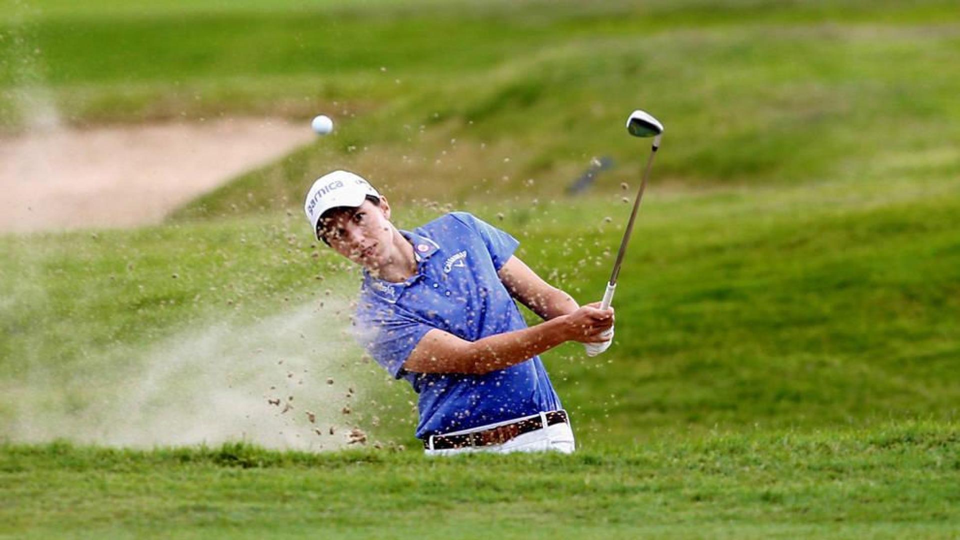 Carlota Ciganda, durante la penúltima jornada del Mediterranean Open.
