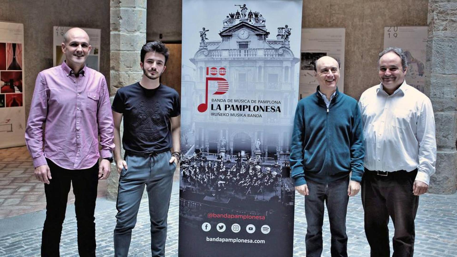 La Pamplonesa cerrará los actos de su centenario con tres conciertos