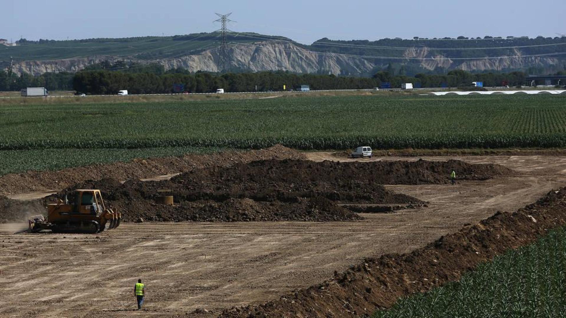 Fomento reanuda 3 años después las obras del TAV, con el tramo entre Peralta y Olite
