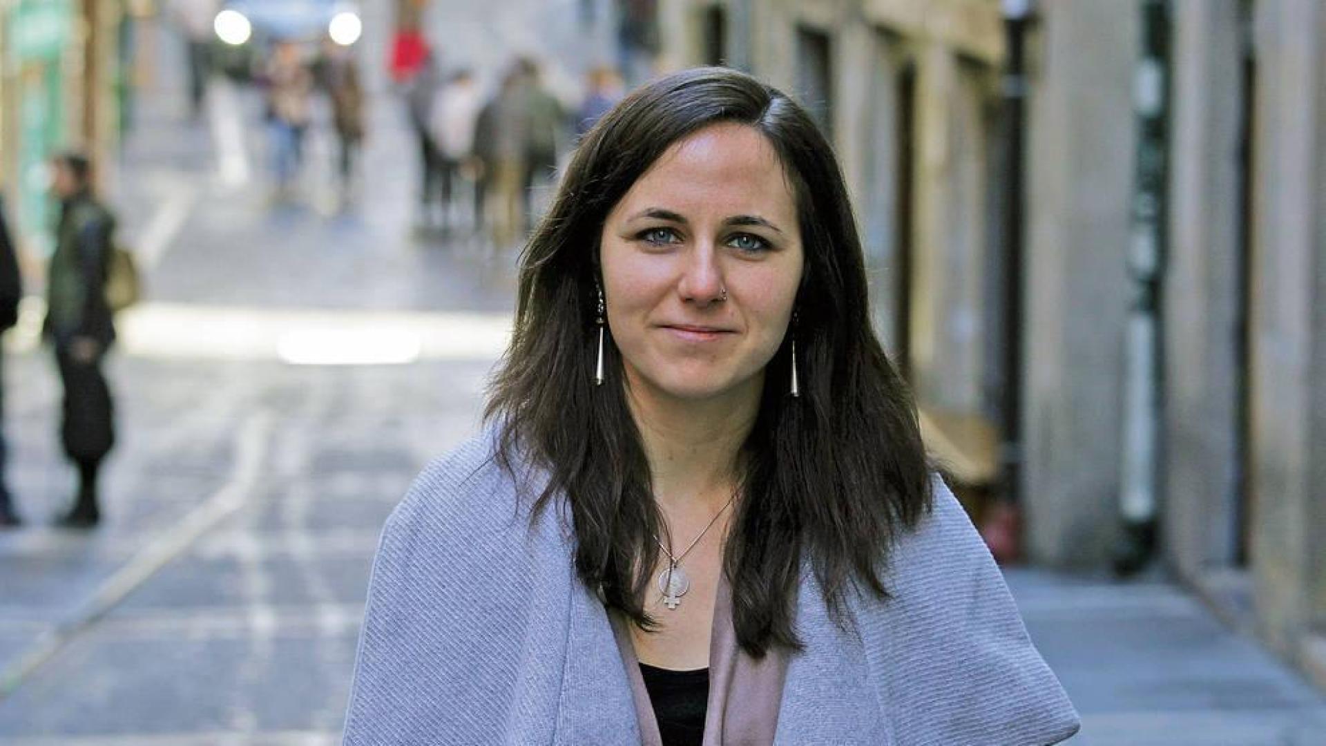La candidata al Congreso de Unidas Podemos por Navarra, Ione Belarra