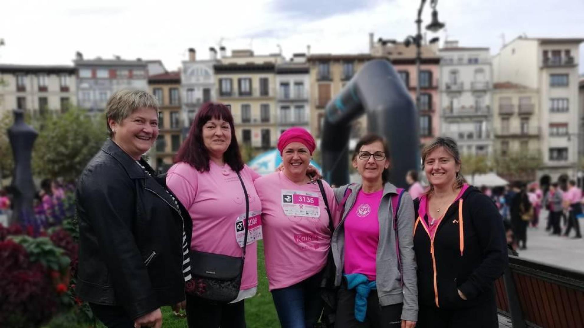 De izquierda a derecha, Jeru Juanena, Anabel Martínez, Paloma Juanena, Inma Olite y Yolanda Juanena.