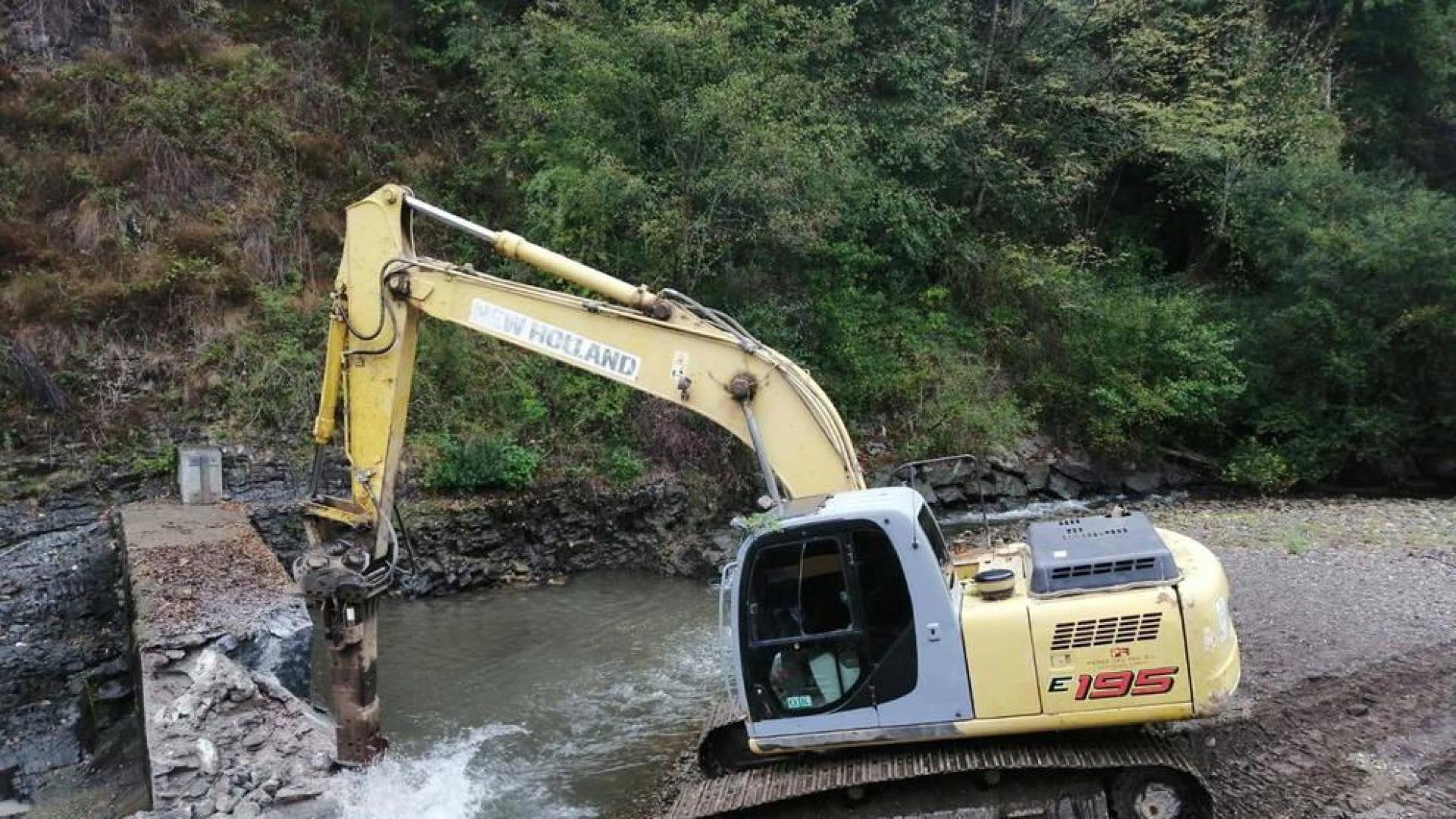 La cuenca del Bidasoa pierde la presa del molino de Elgorriaga