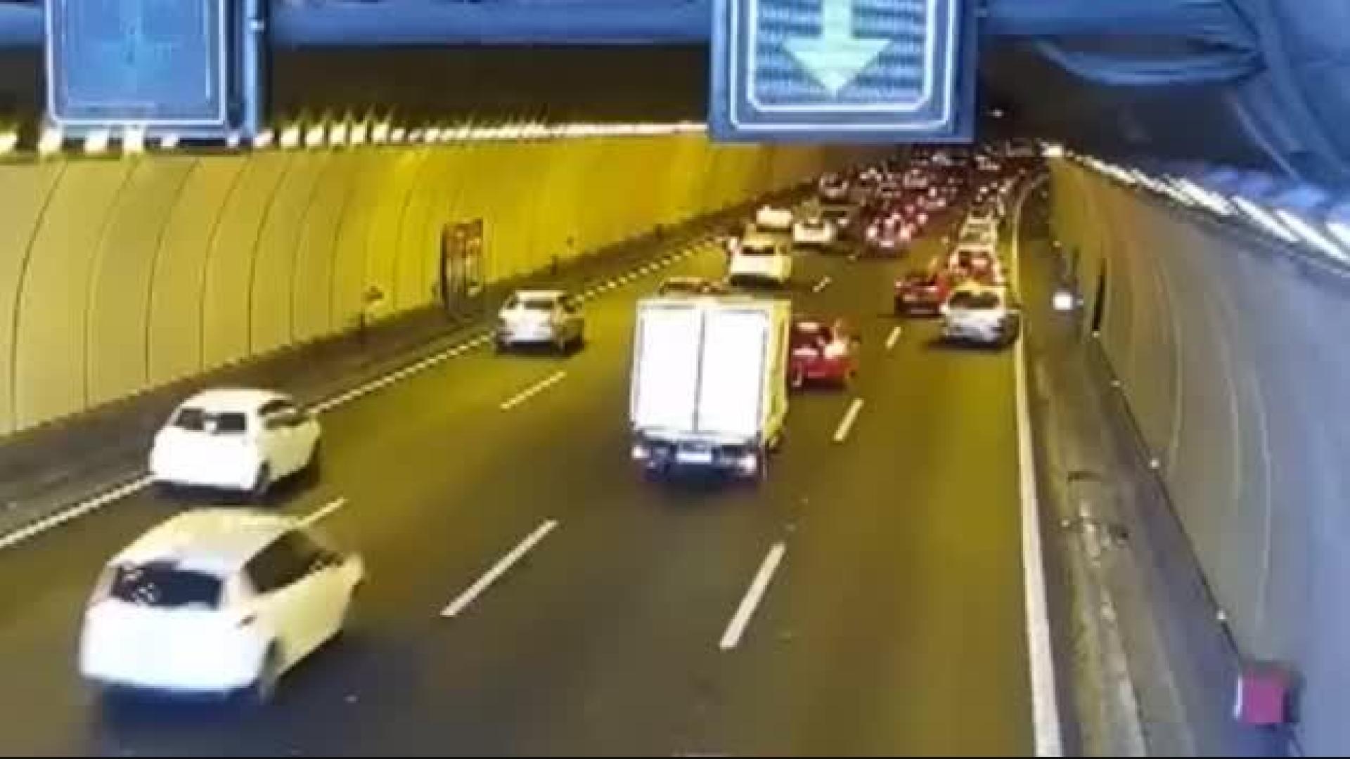 Dos accidentes en un minuto