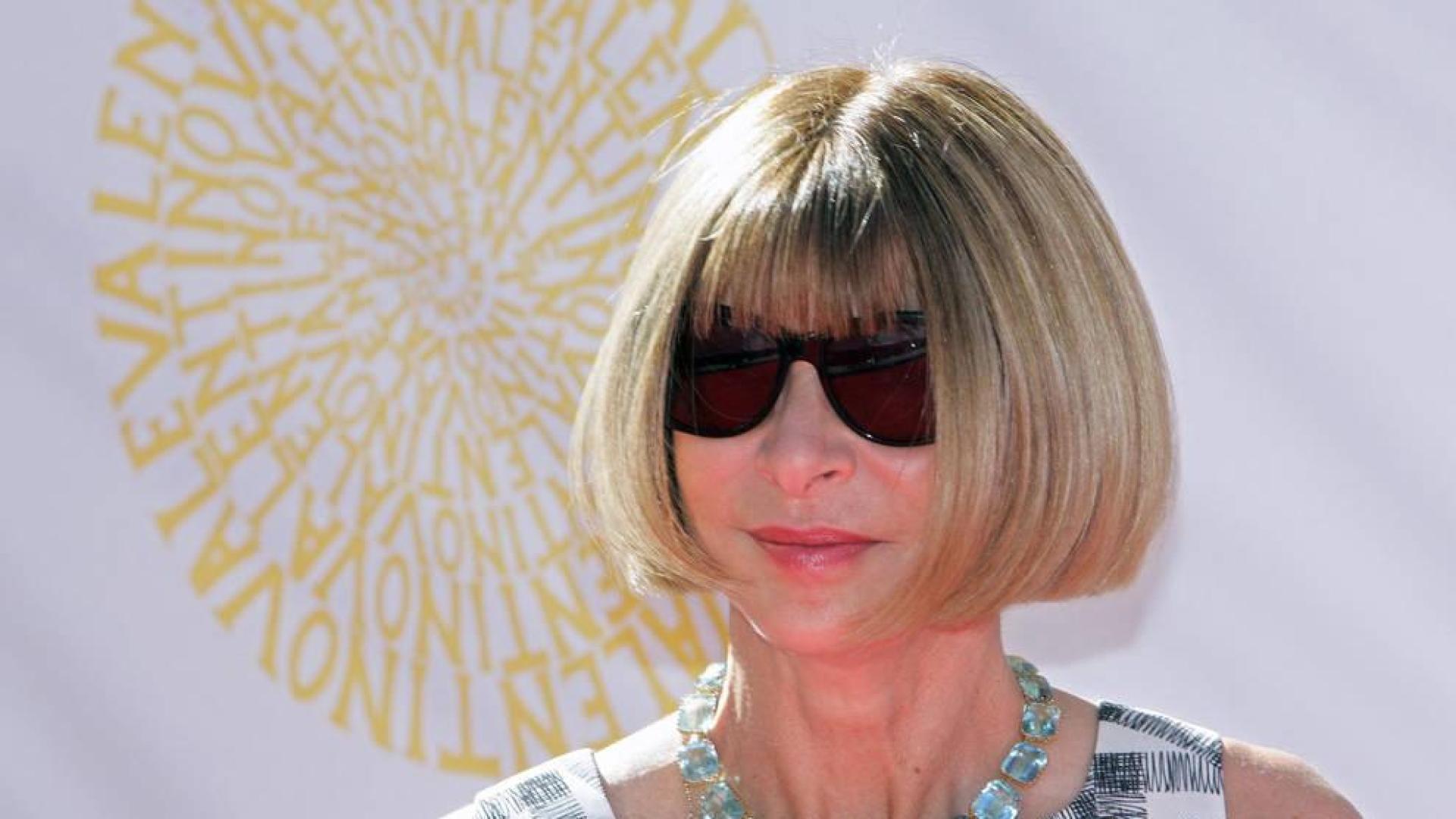 Anna Wintour, la editora jefe de Vogue USA