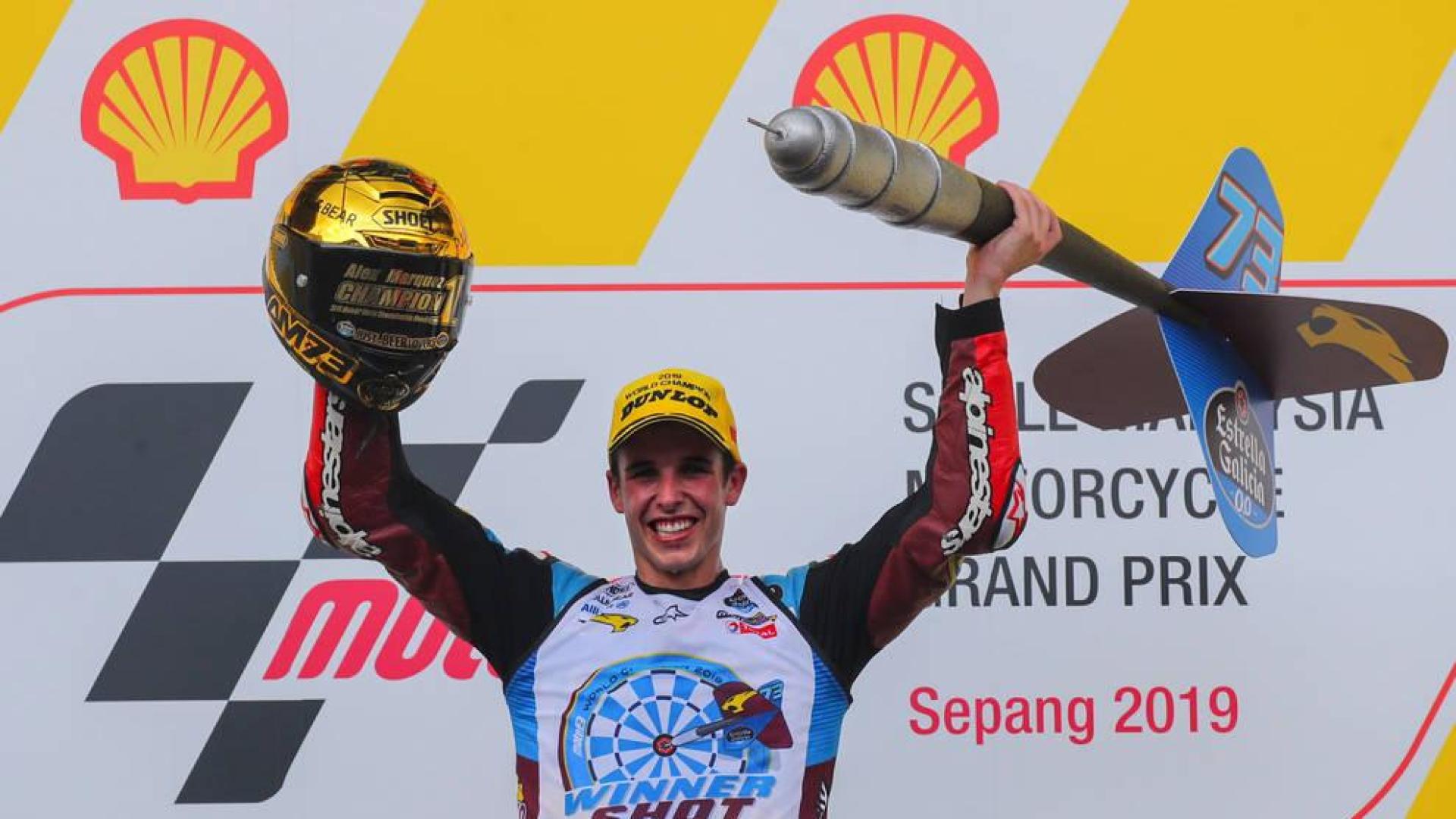 Alex Márquez se proclama campeón del mundo de Moto2 en Sepang