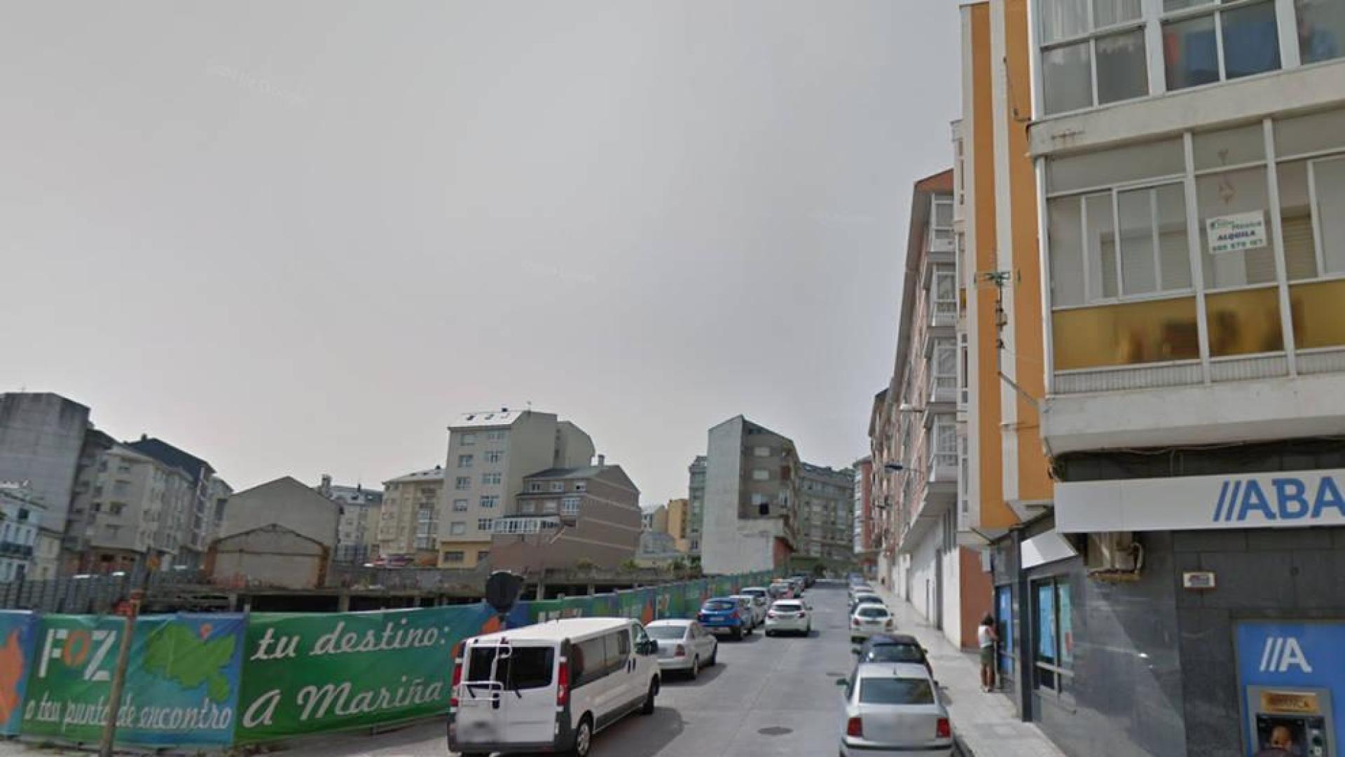 Una calle de Foz.