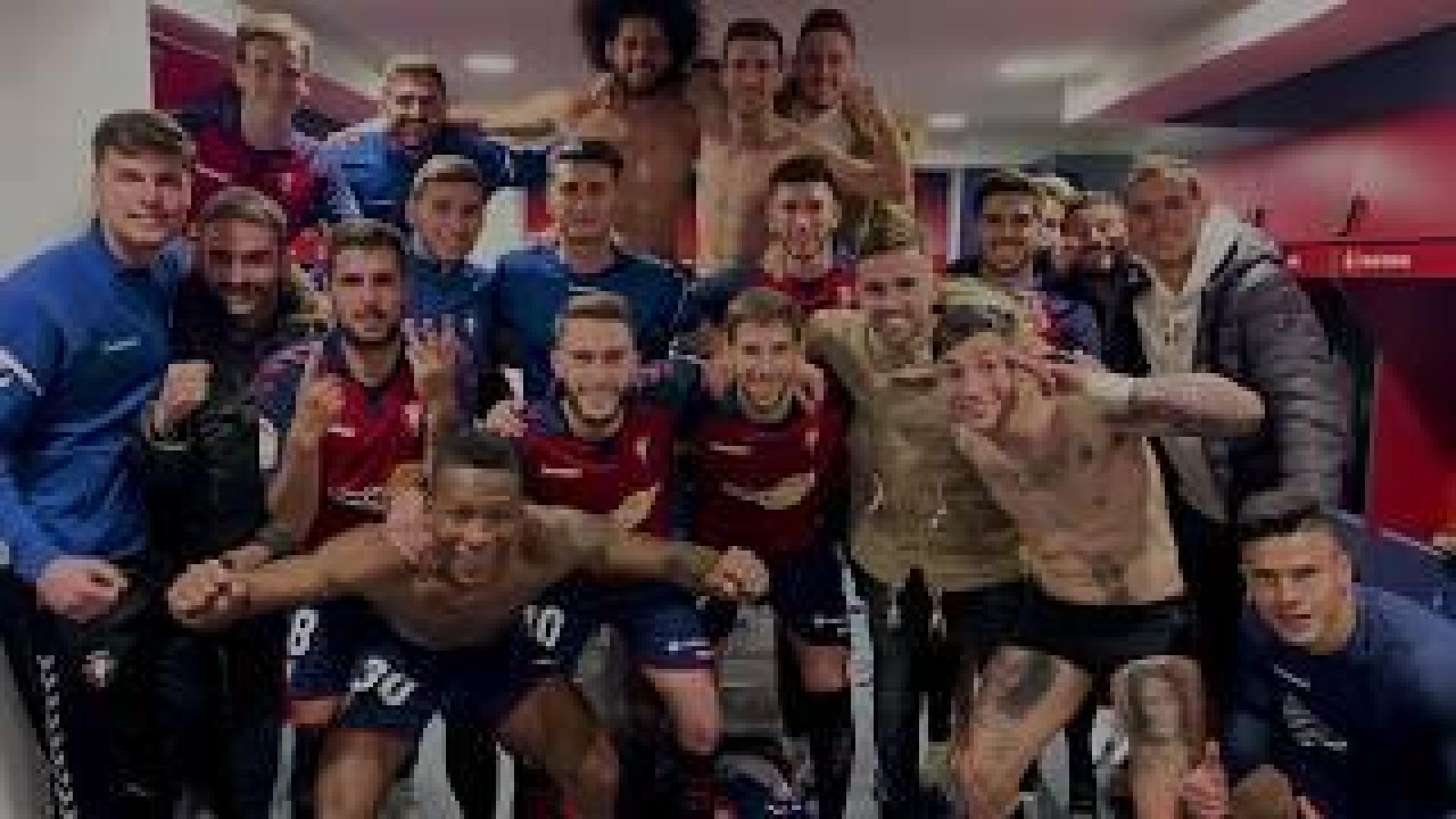 El grito de Oier en el vestuario tras el récord
