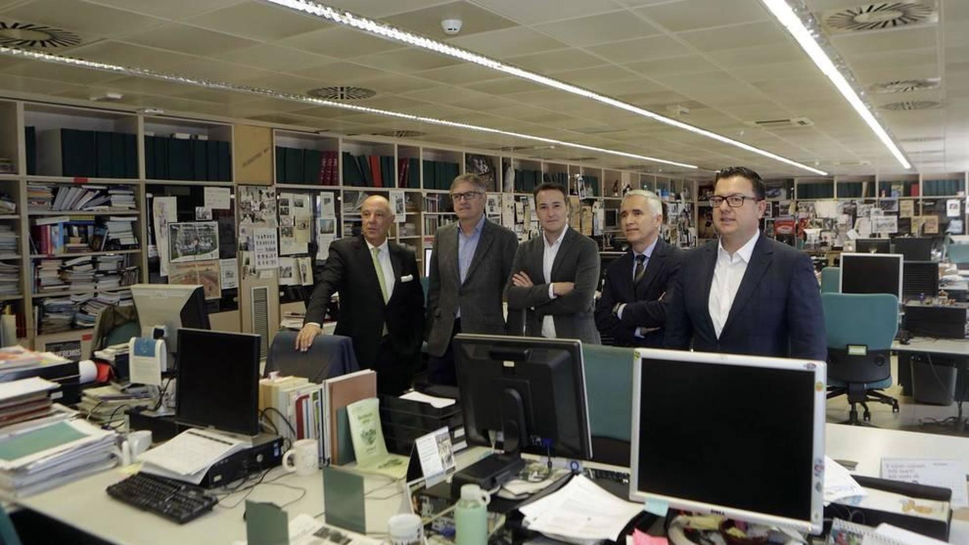 Carlos Zufía Sanz, Javier Tajadura Tejada, Luis Campos Iturralde, Javier Taberna Jiménez y Carlos Medrano Sola han debatido sobre la próxima cita electoral