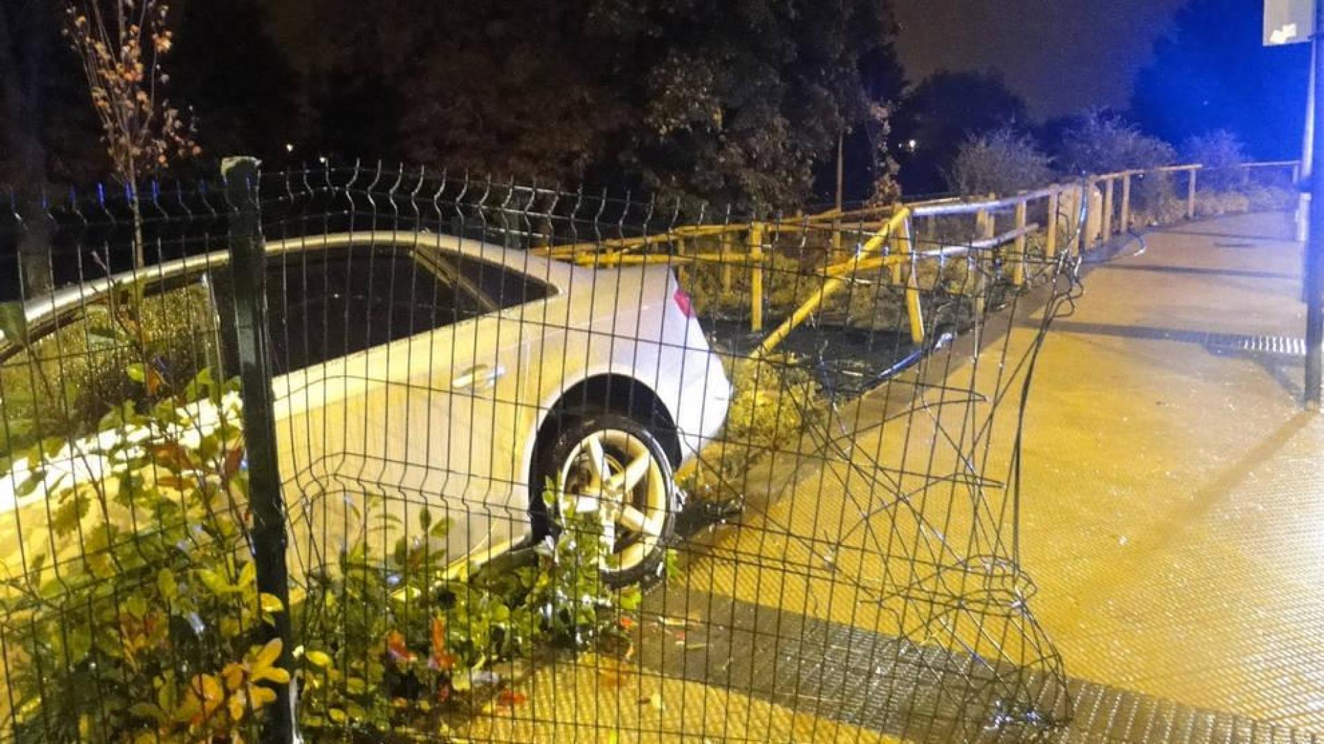 Triplica la tasa de alcohol tras un accidente en la Cuesta de la Reina de Pamplona