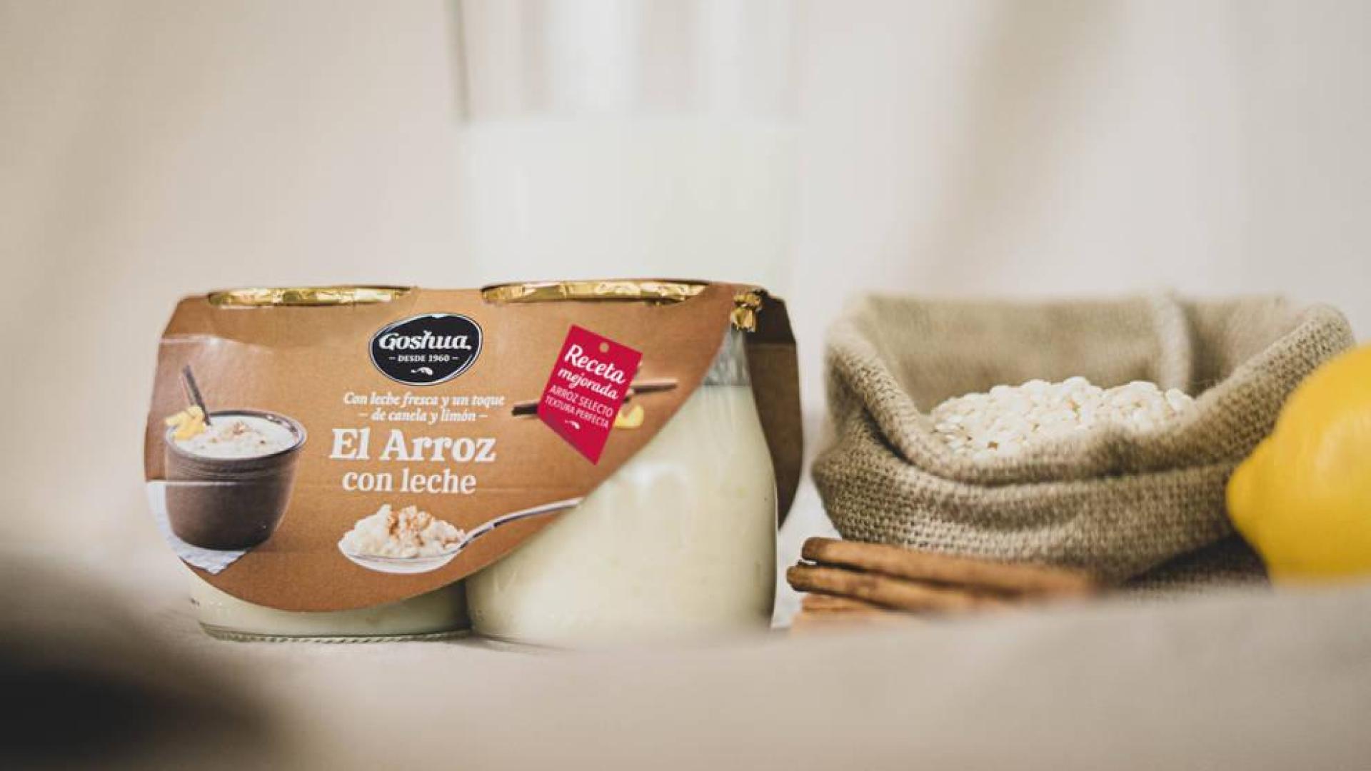 Goshua presenta la receta mejorada de su emblemático Arroz con Leche
