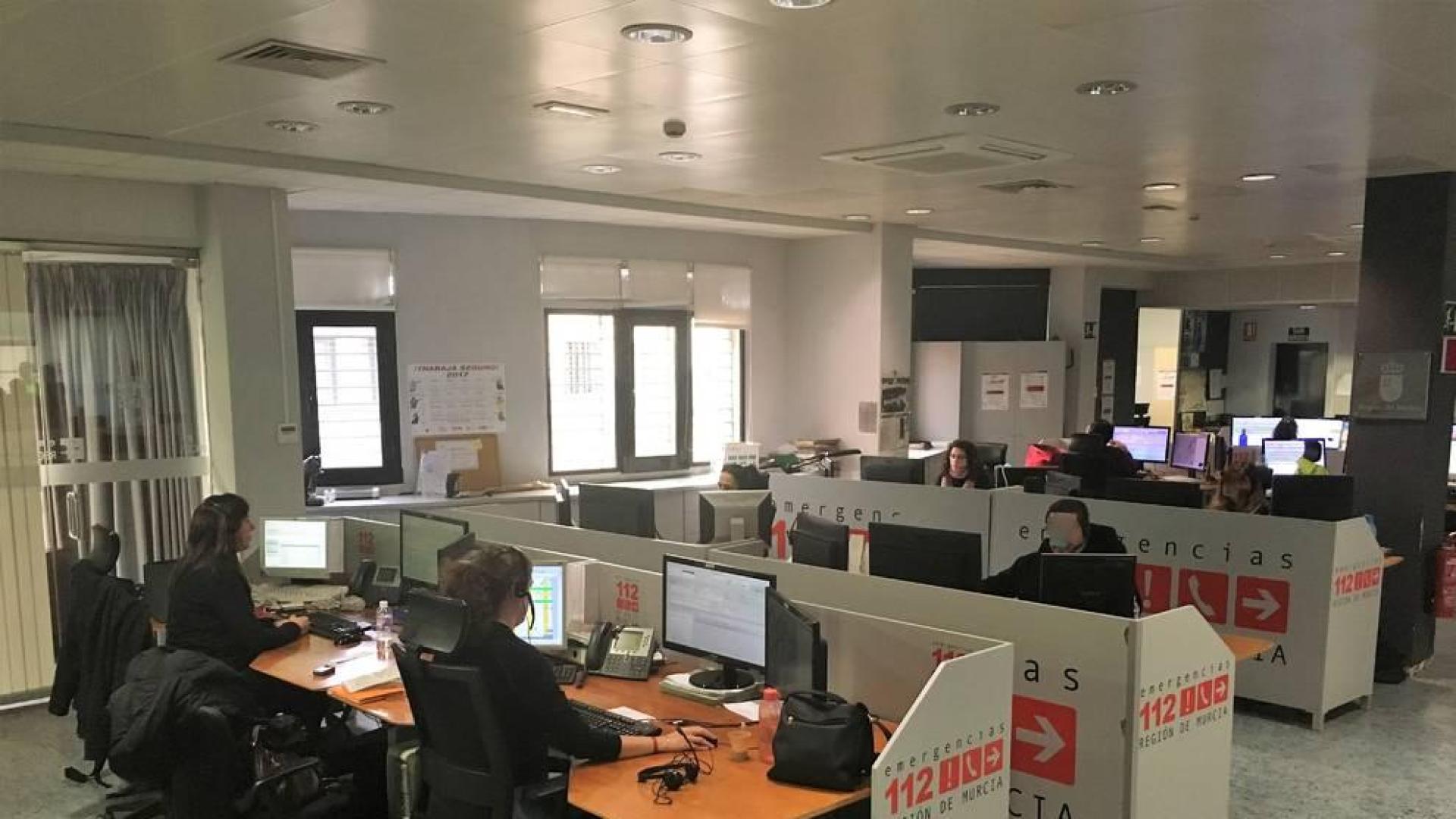 Centro de atención del 112 de Murcia